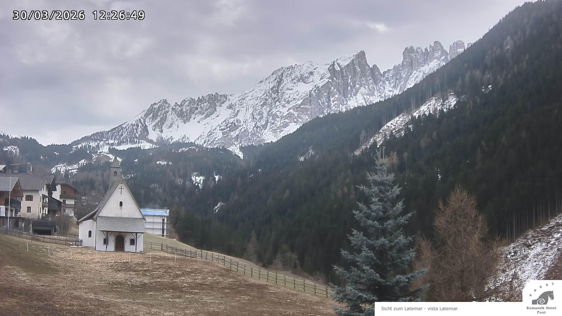 Archiv Foto Webcam Welschnofen: Romantik Hotel Post