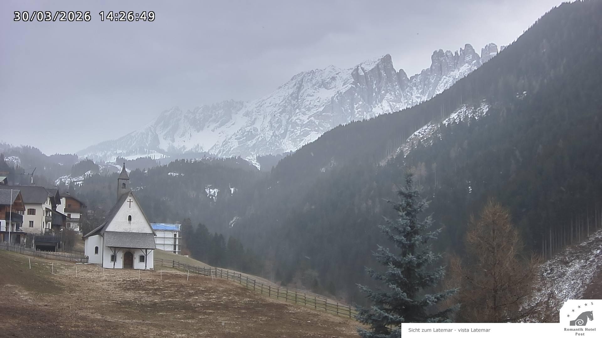 Archiv Foto Webcam Welschnofen: Romantik Hotel Post