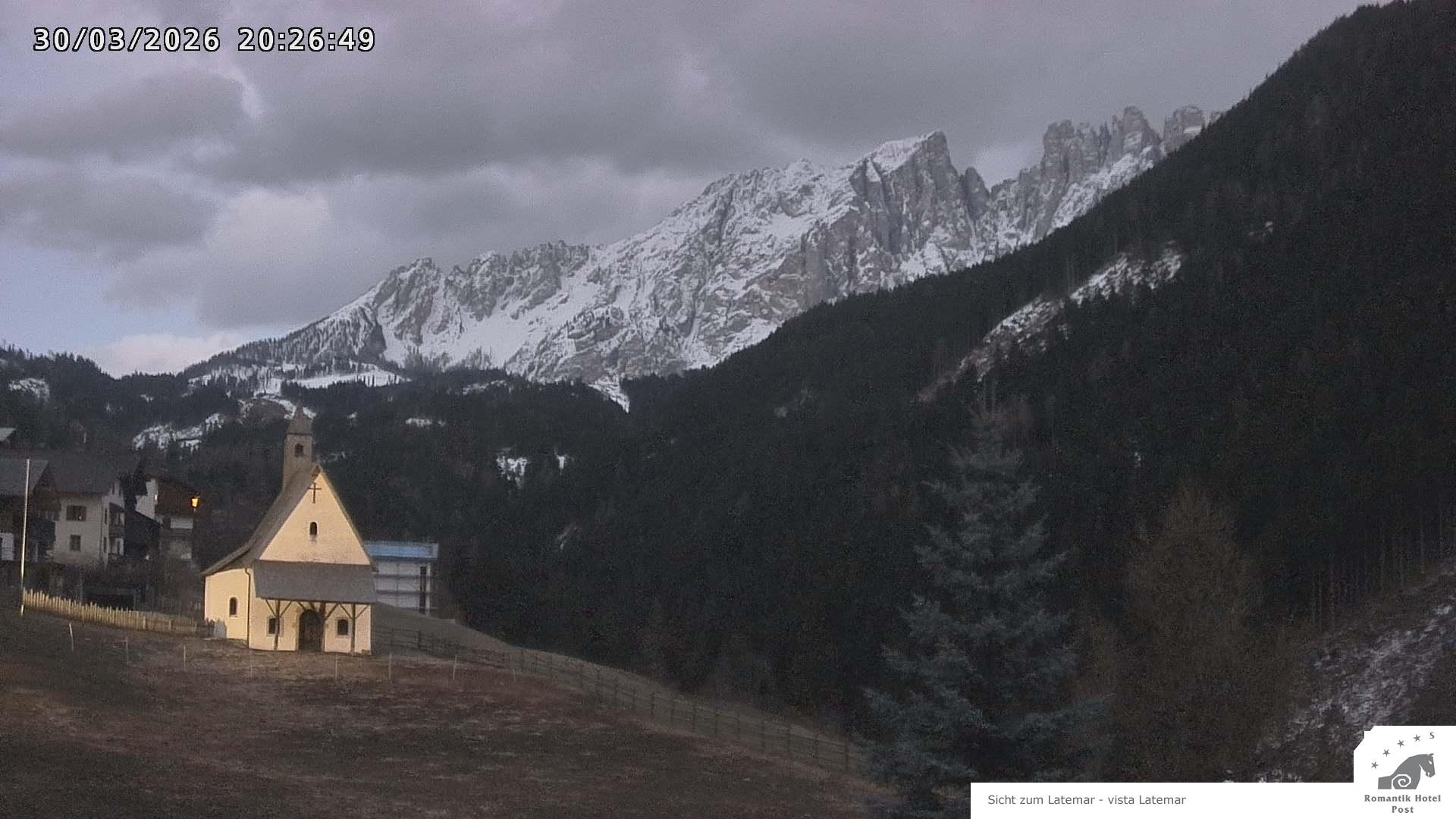 Archived image Webcam Welschnofen: Hotel Post