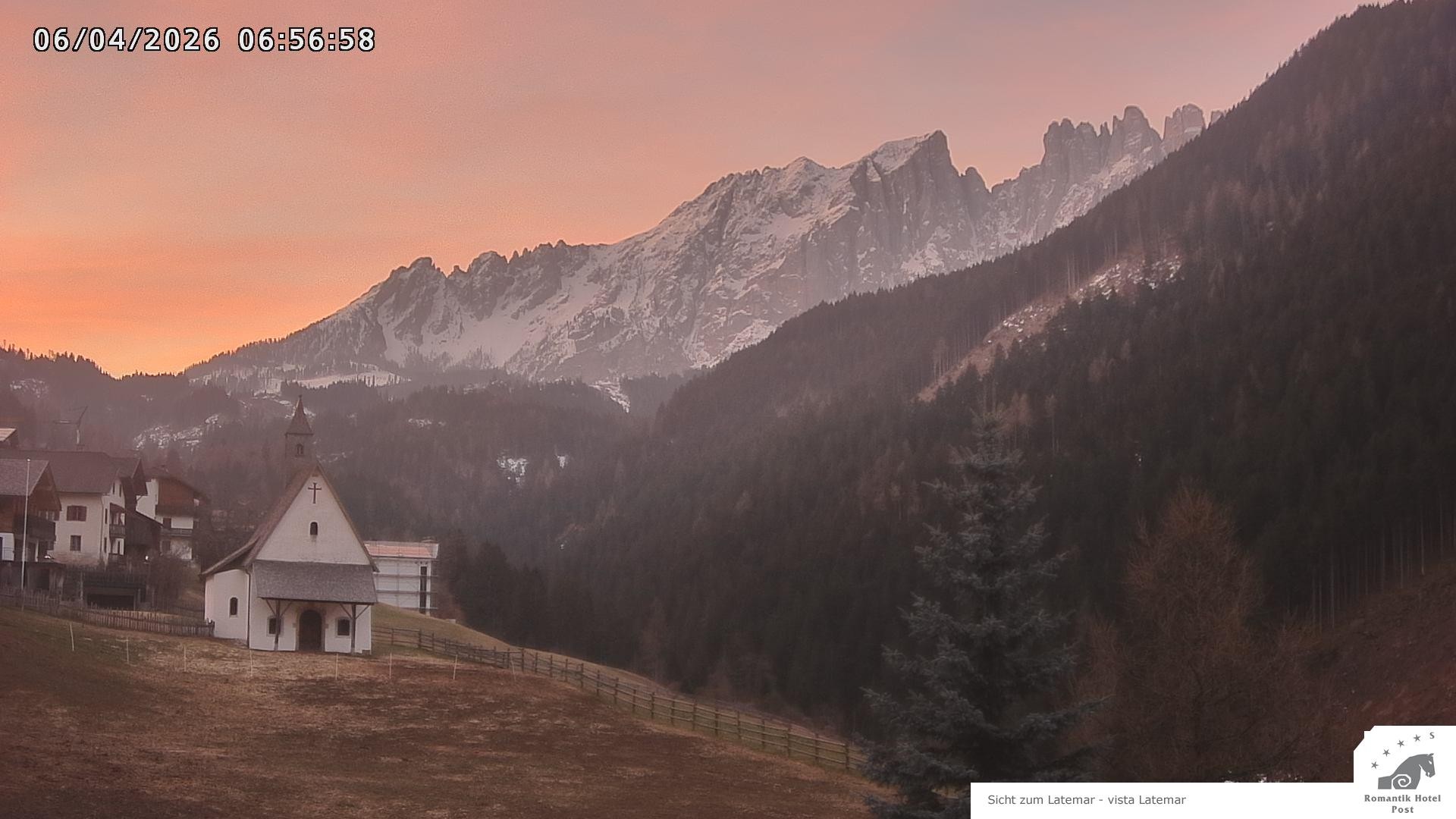 Archiv Foto Webcam Welschnofen: Romantik Hotel Post