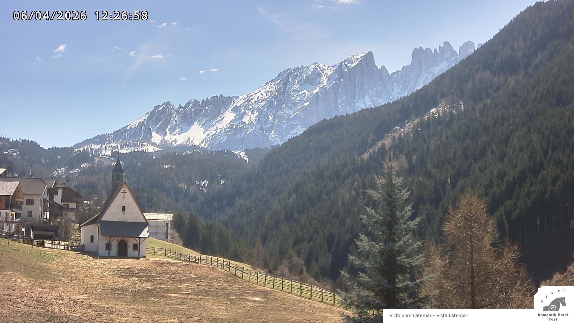 Archiv Foto Webcam Welschnofen: Romantik Hotel Post