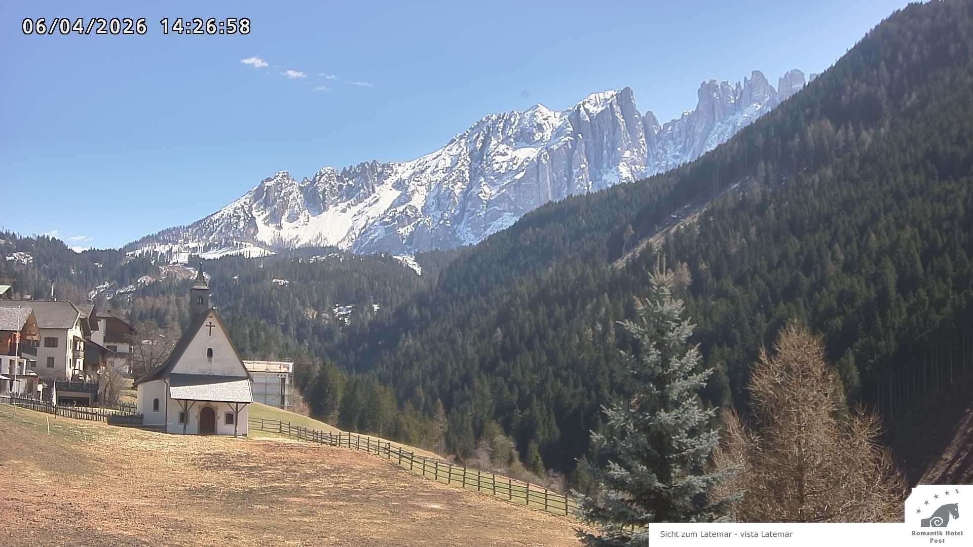 Archiv Foto Webcam Welschnofen: Romantik Hotel Post