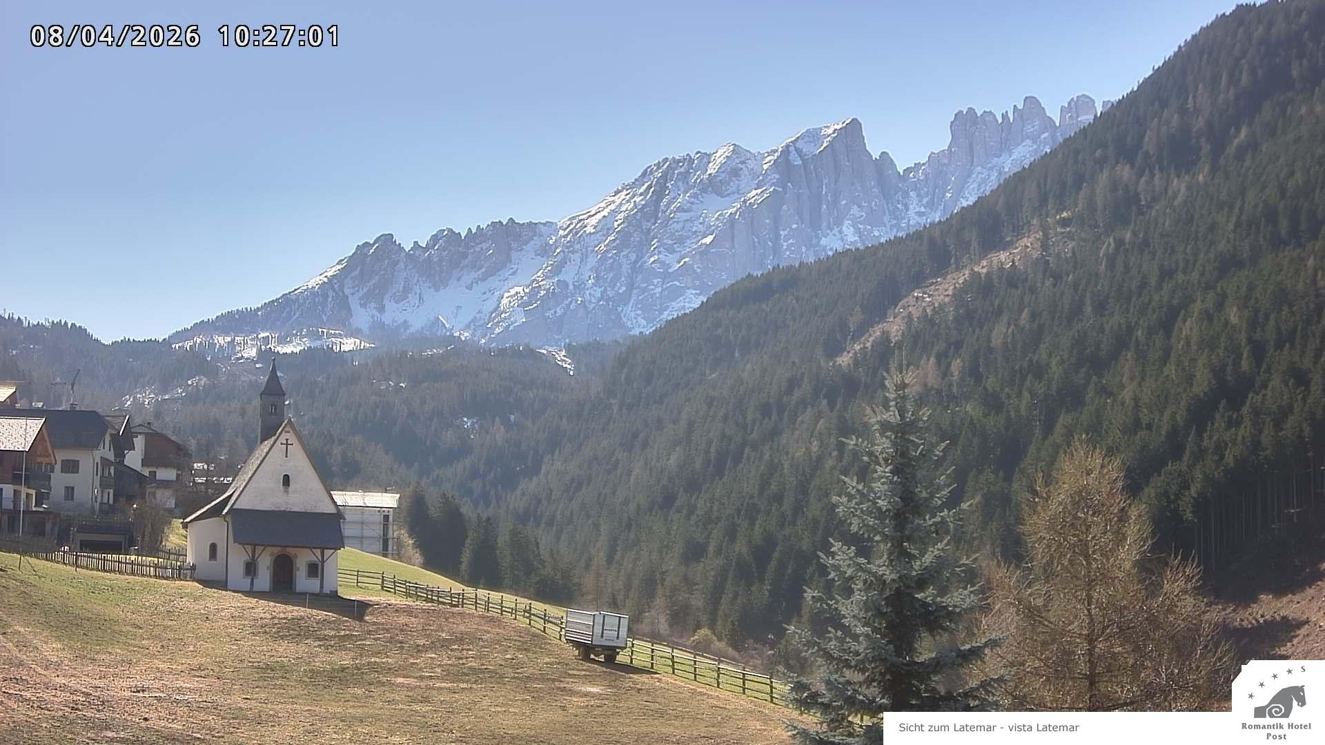 Archiv Foto Webcam Welschnofen: Romantik Hotel Post