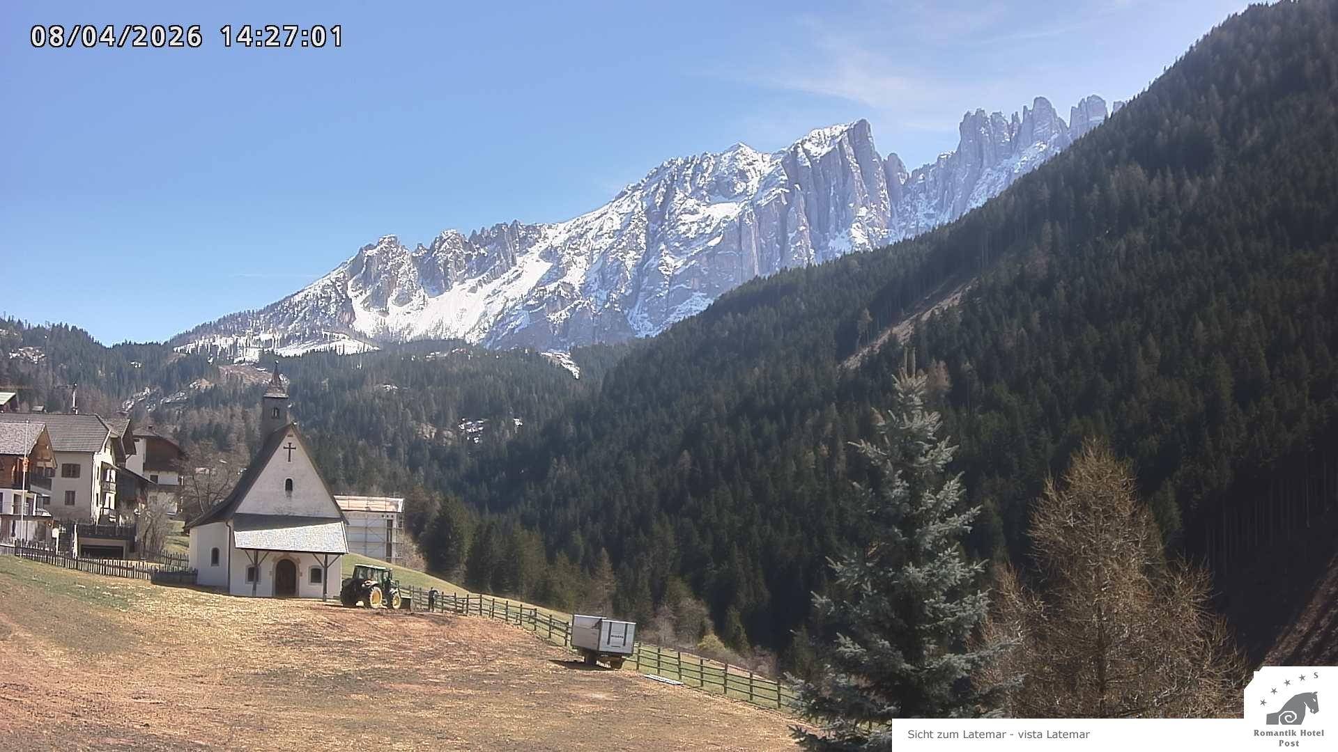 Archiv Foto Webcam Welschnofen: Romantik Hotel Post