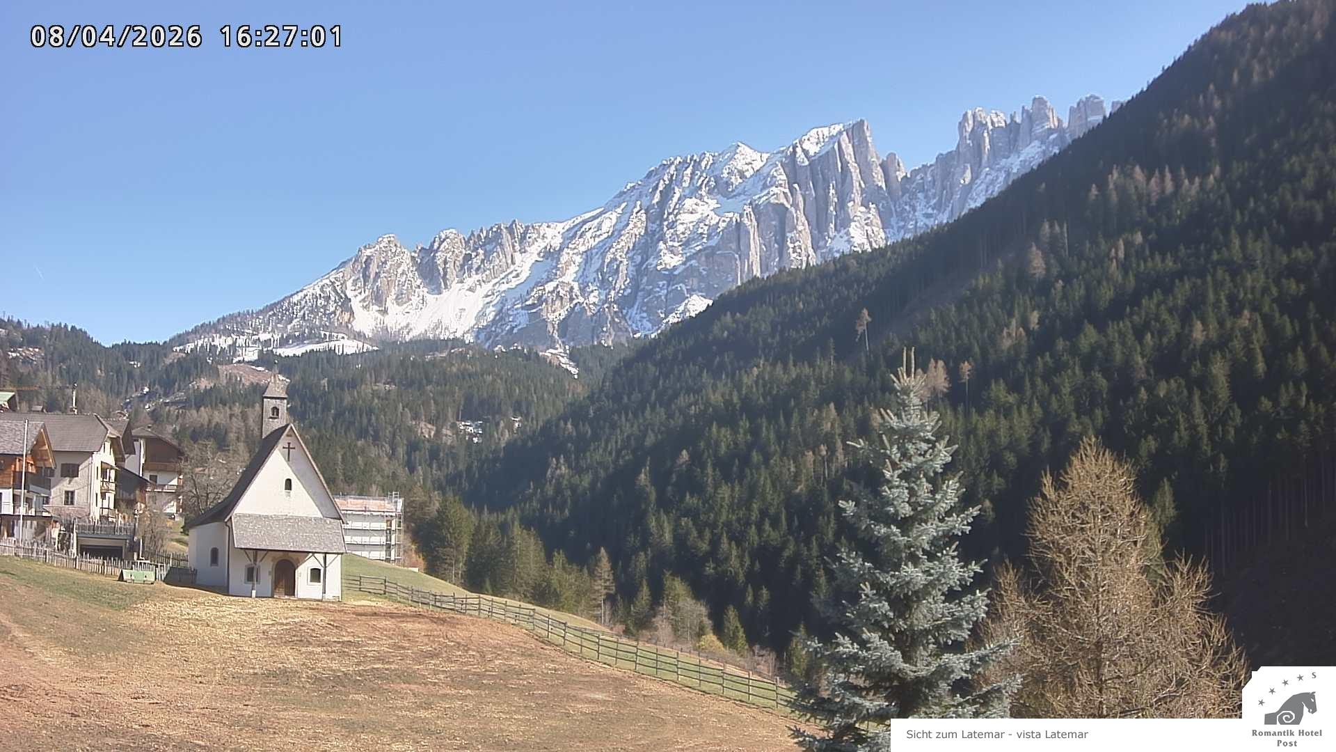 Archiv Foto Webcam Welschnofen: Romantik Hotel Post