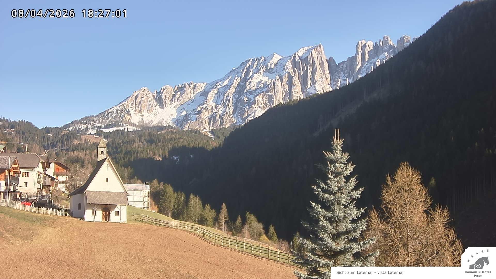 Archived image Webcam Welschnofen: Hotel Post