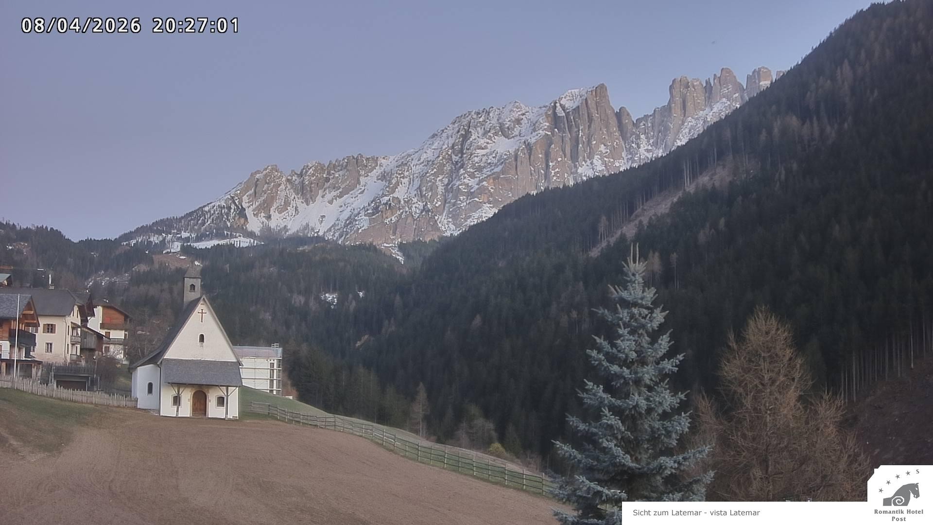 Archived image Webcam Welschnofen: Hotel Post