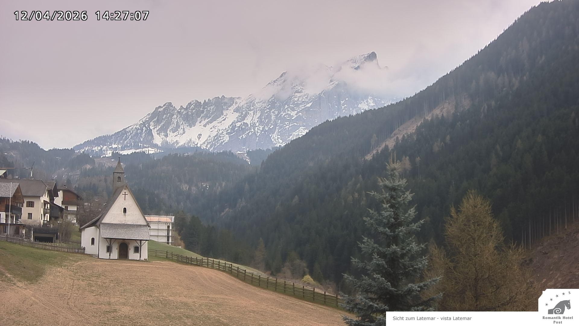 Archiv Foto Webcam Welschnofen: Romantik Hotel Post