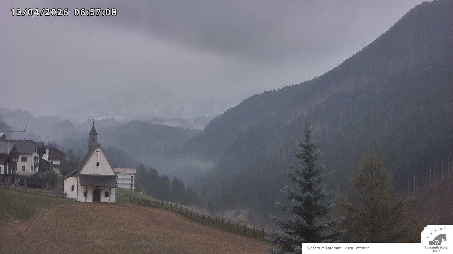 Archived image Webcam Welschnofen: Hotel Post