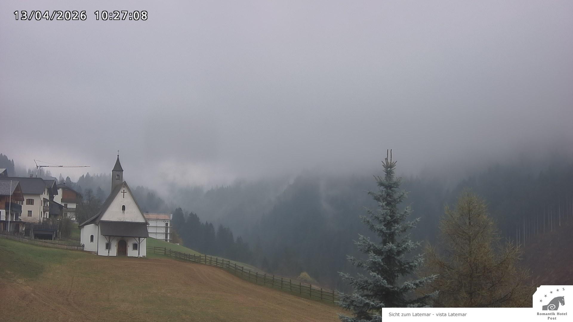 Archived image Webcam Welschnofen: Hotel Post