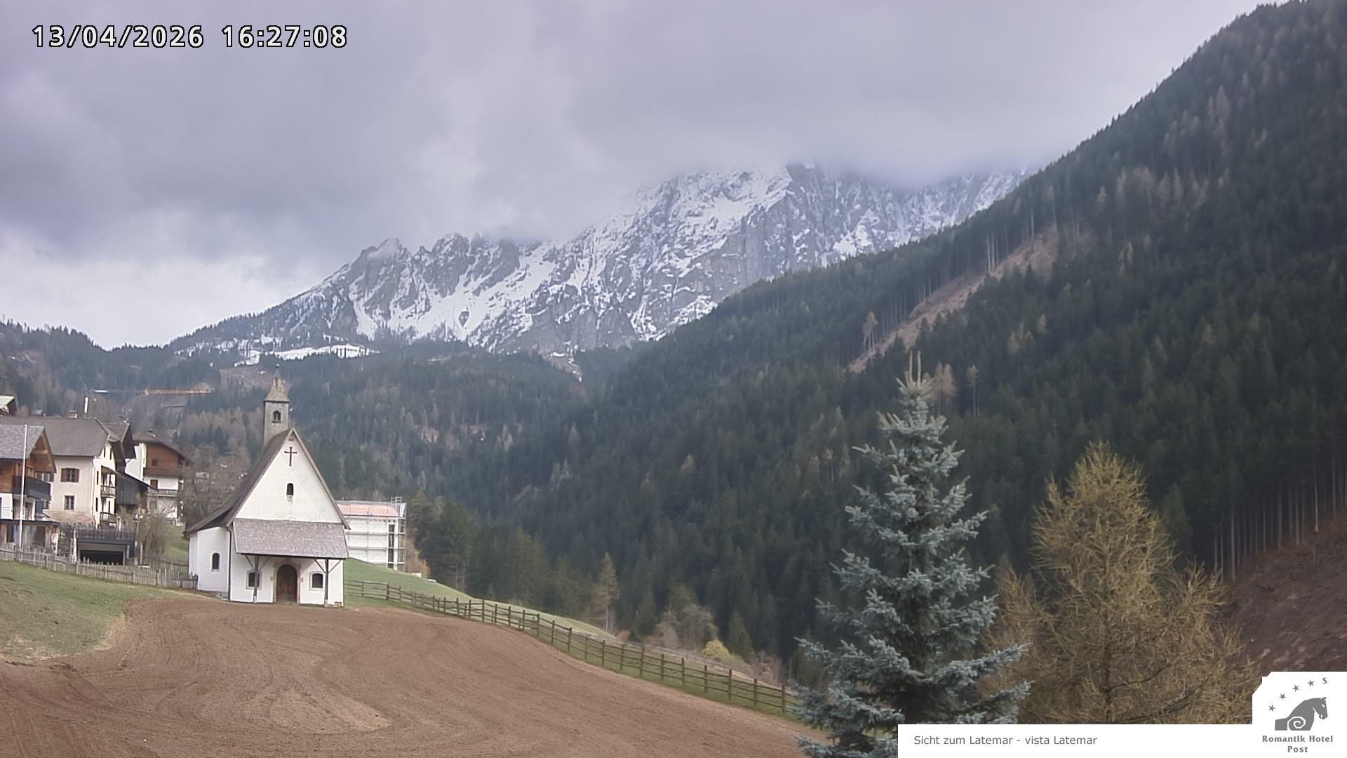 Archived image Webcam Welschnofen: Hotel Post