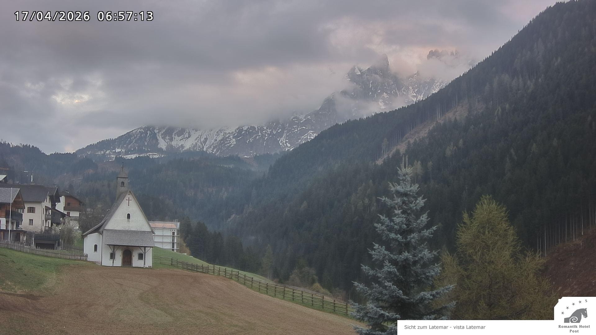 Archived image Webcam Welschnofen: Hotel Post