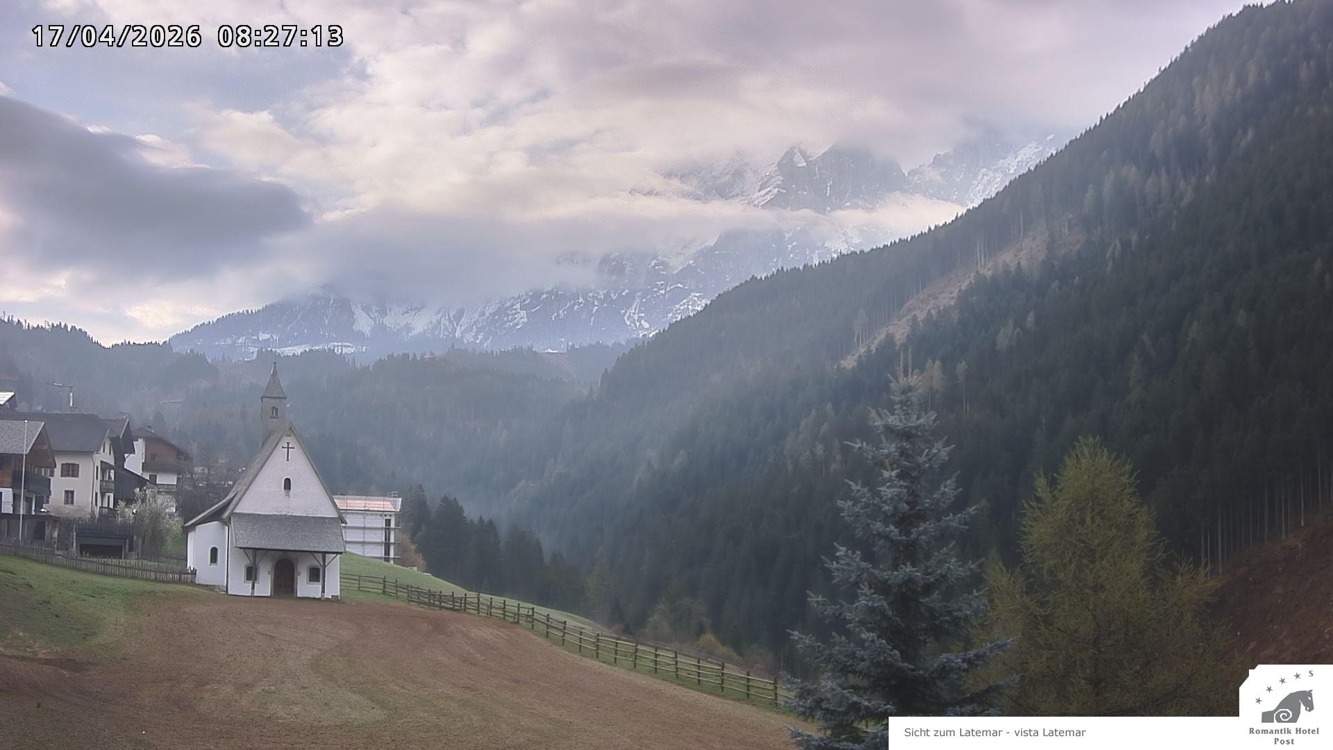 Archived image Webcam Welschnofen: Hotel Post