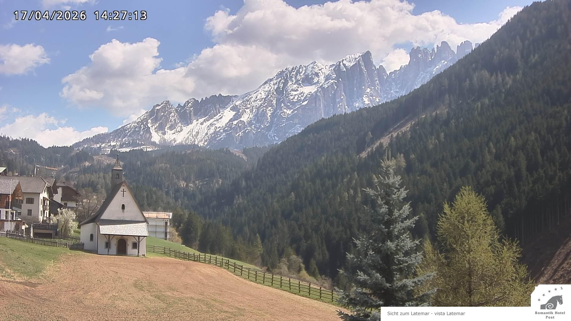 Archived image Webcam Welschnofen: Hotel Post