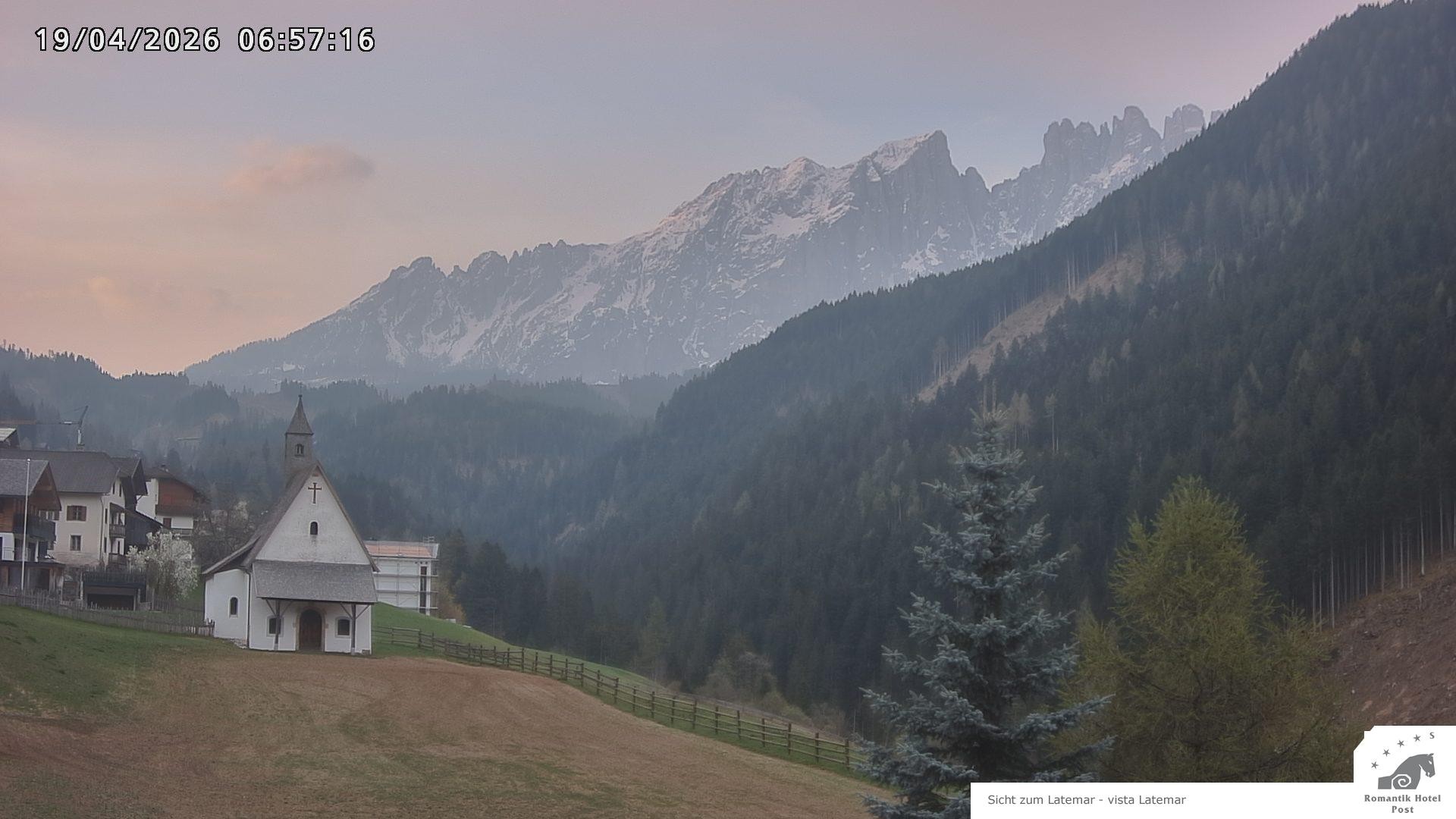 Archiv Foto Webcam Welschnofen: Romantik Hotel Post