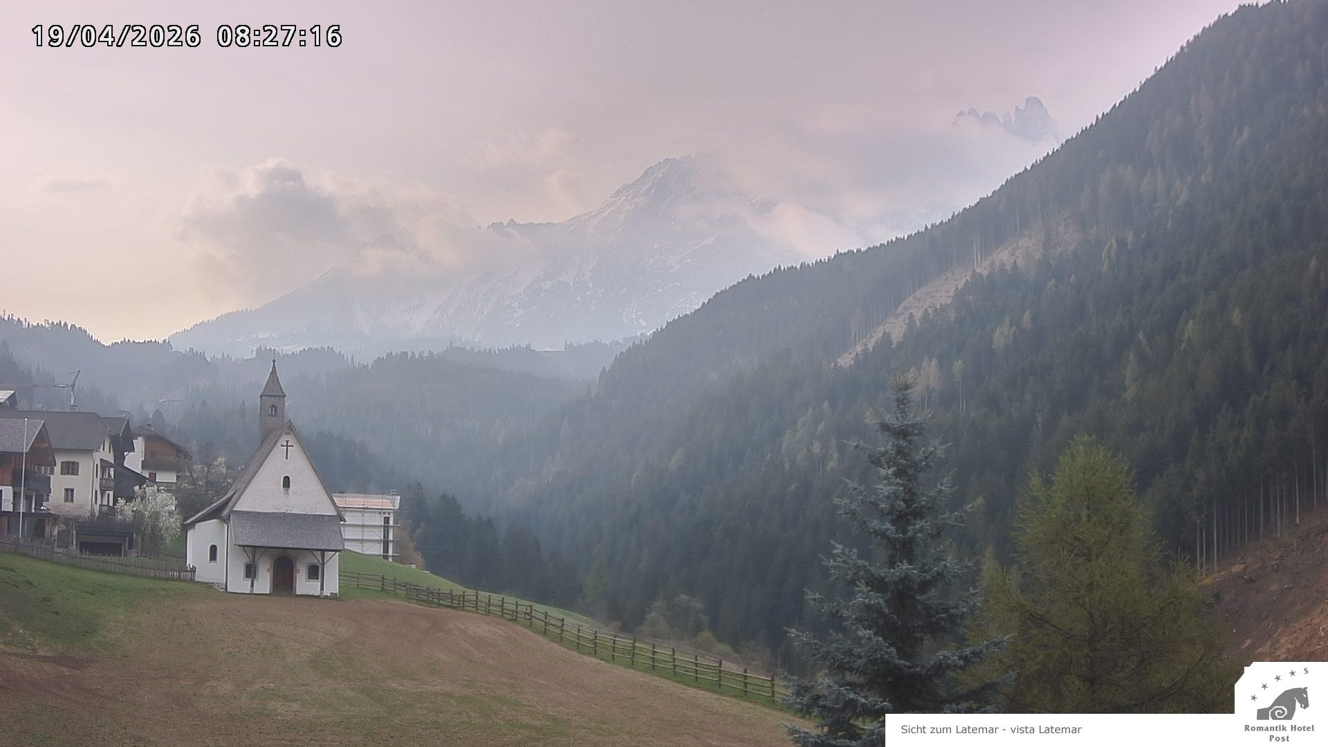 Archiv Foto Webcam Welschnofen: Romantik Hotel Post