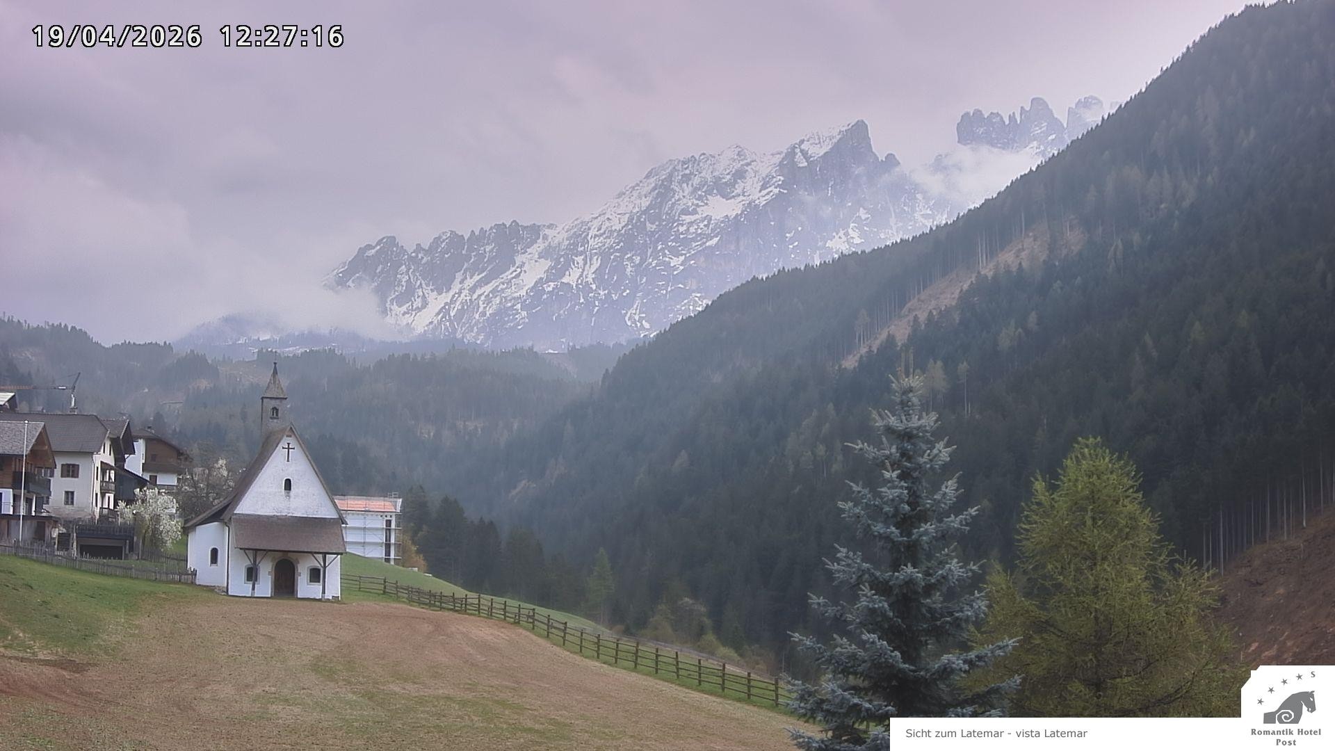 Archiv Foto Webcam Welschnofen: Romantik Hotel Post