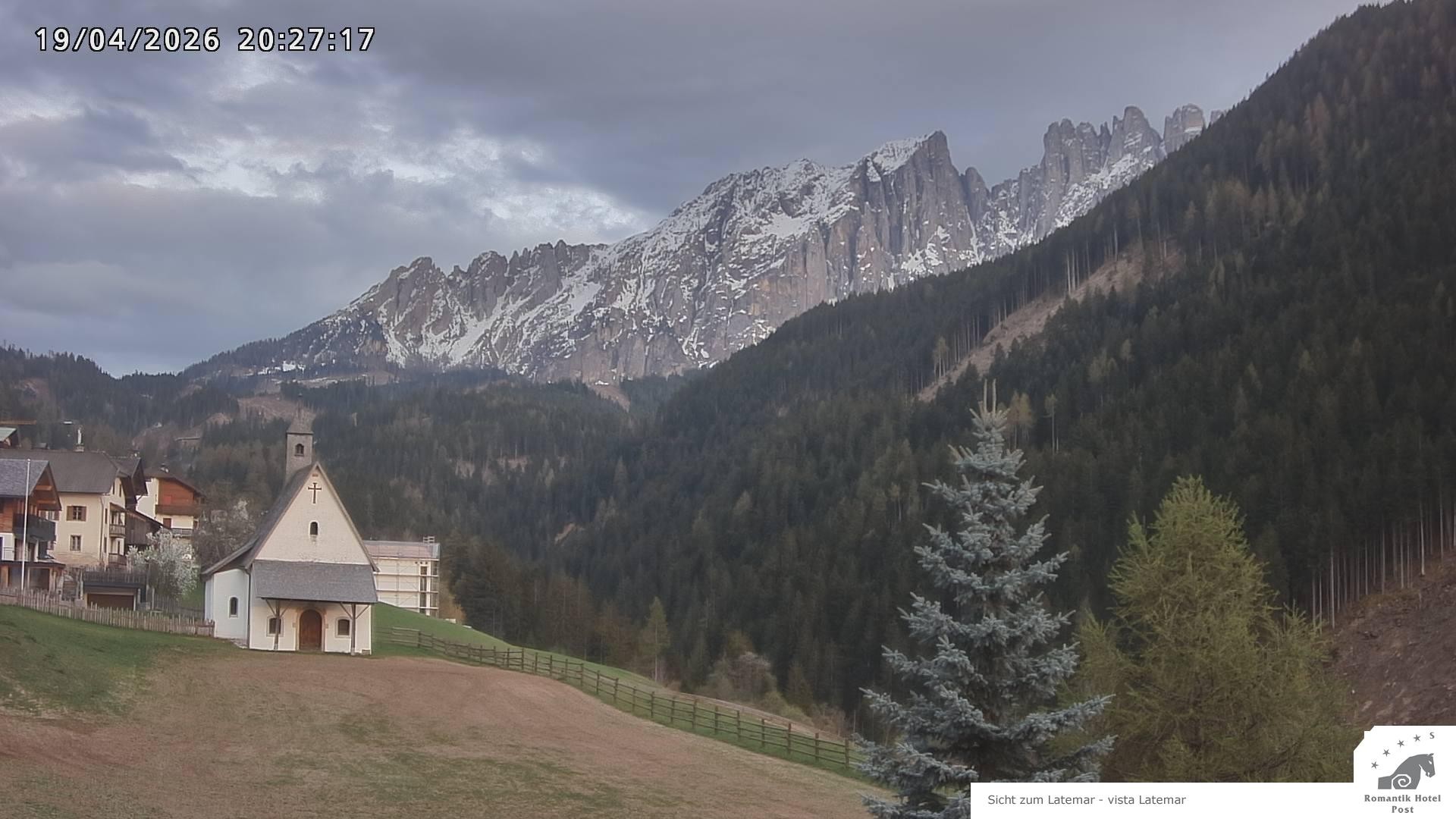 Archiv Foto Webcam Welschnofen: Romantik Hotel Post