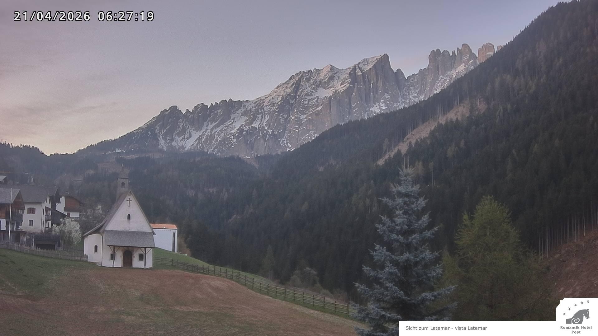 Archiv Foto Webcam Welschnofen: Romantik Hotel Post