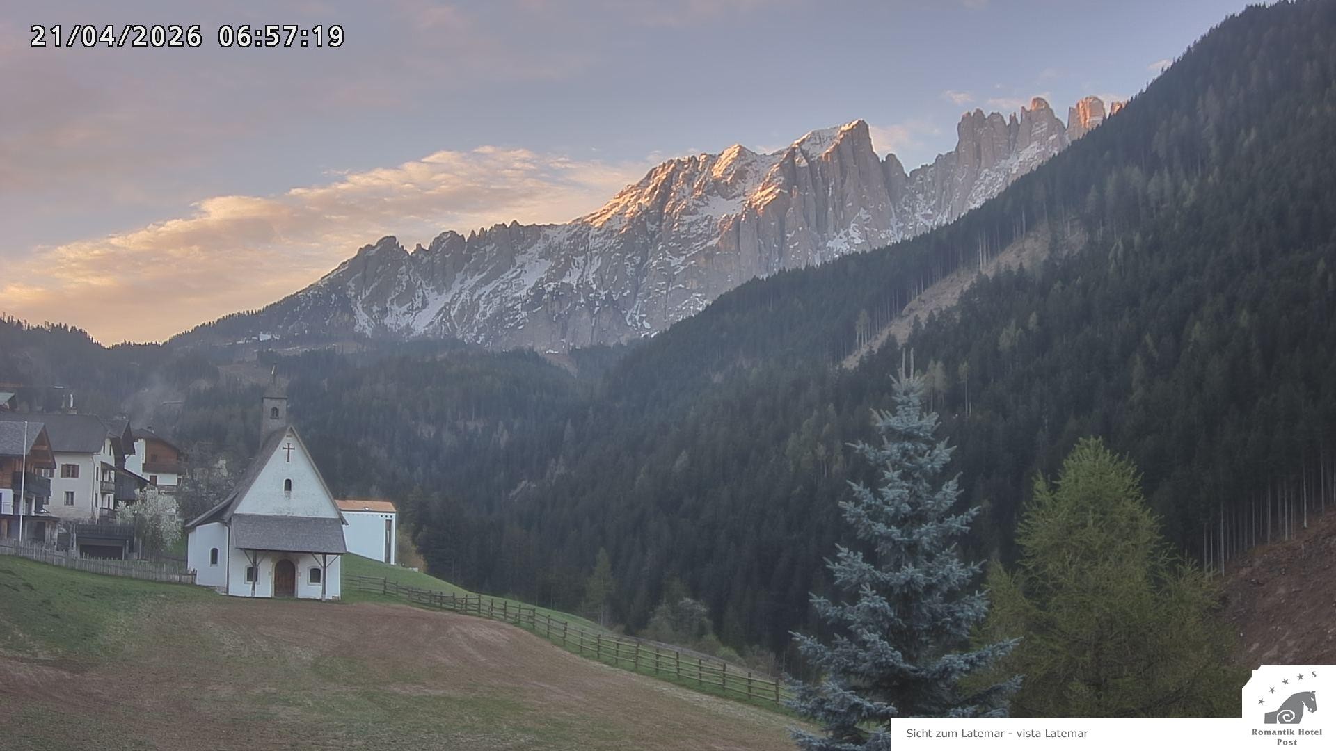 Archiv Foto Webcam Welschnofen: Romantik Hotel Post