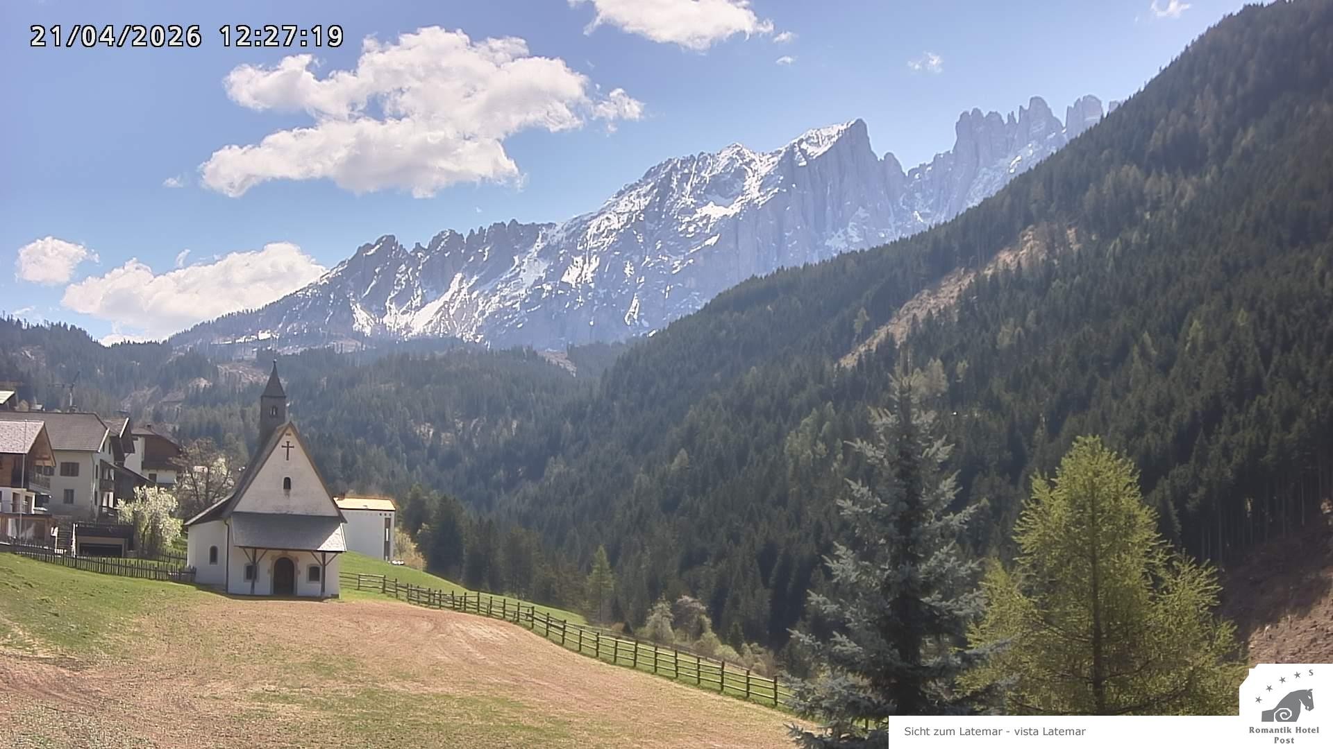 Archiv Foto Webcam Welschnofen: Romantik Hotel Post