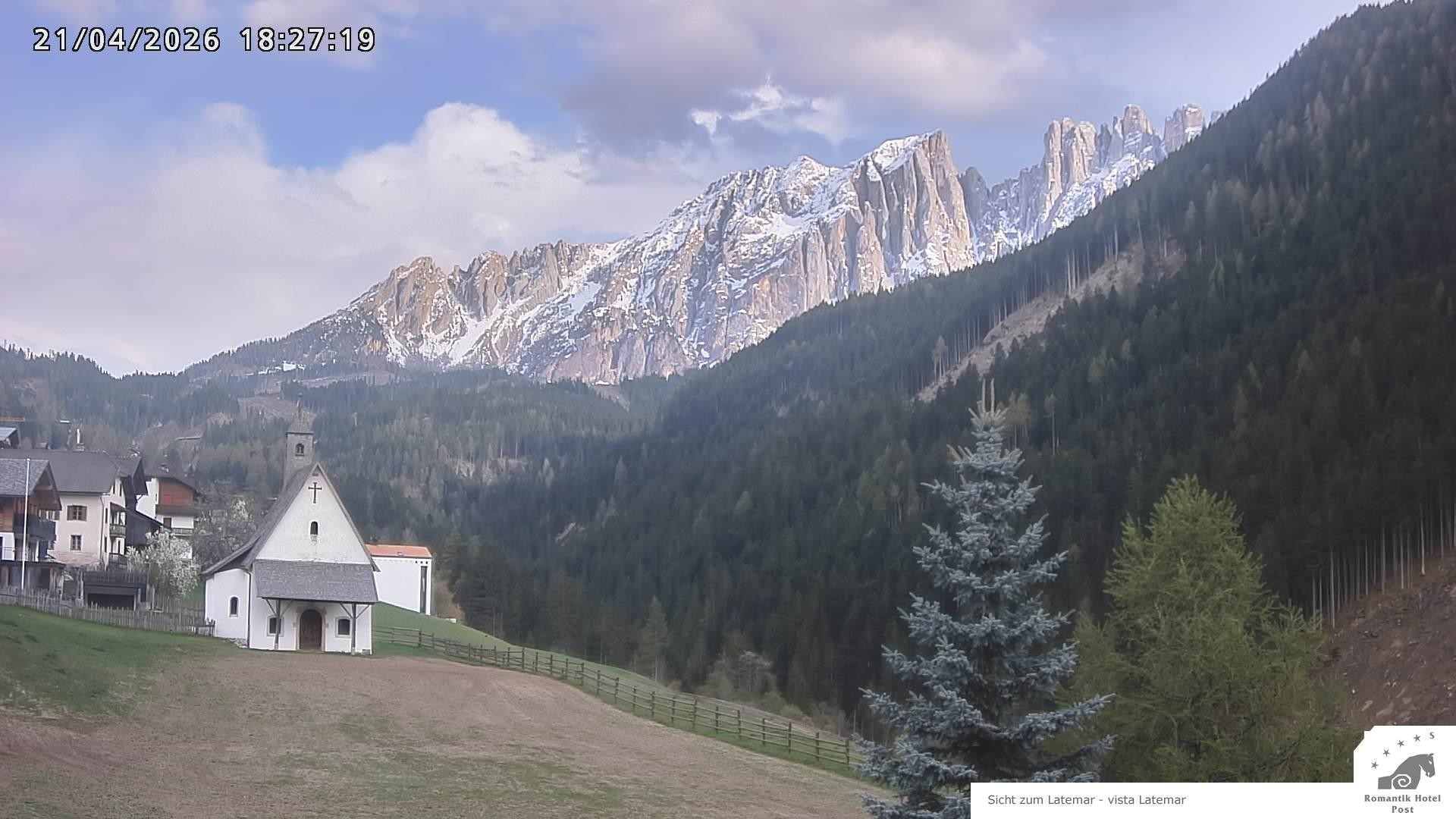 Archiv Foto Webcam Welschnofen: Romantik Hotel Post