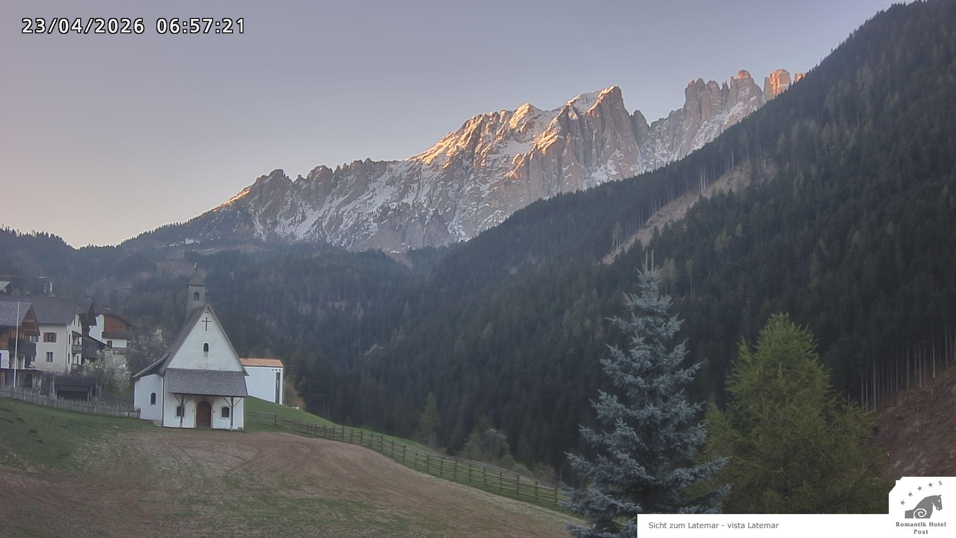 Archived image Webcam Welschnofen: Hotel Post