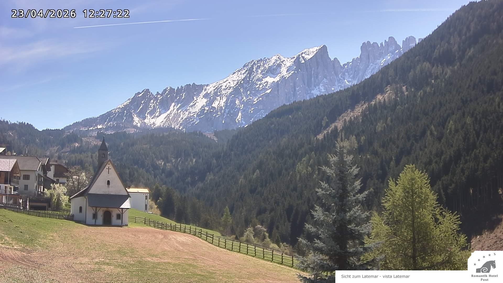 Archived image Webcam Welschnofen: Hotel Post