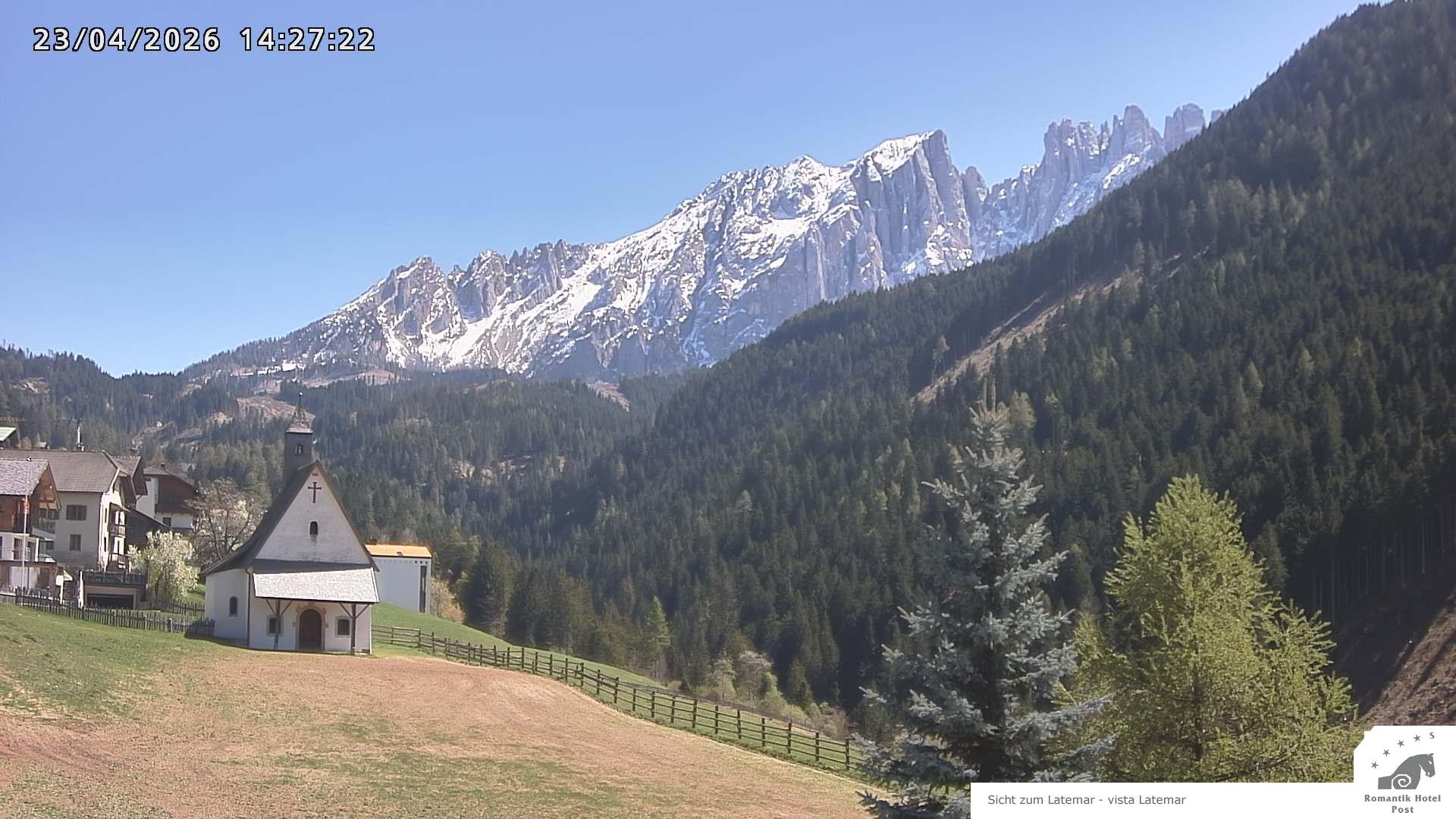 Archiv Foto Webcam Welschnofen: Romantik Hotel Post