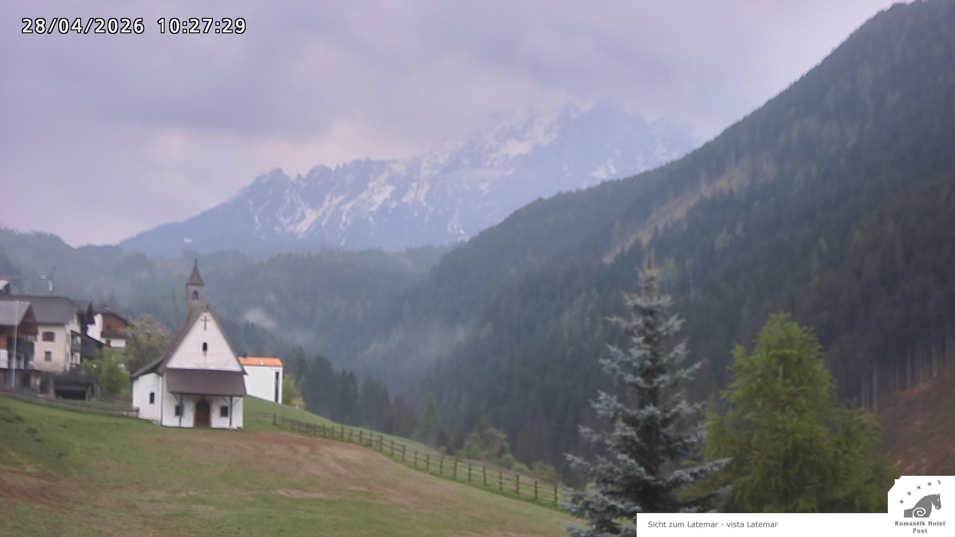 Archiv Foto Webcam Welschnofen: Romantik Hotel Post