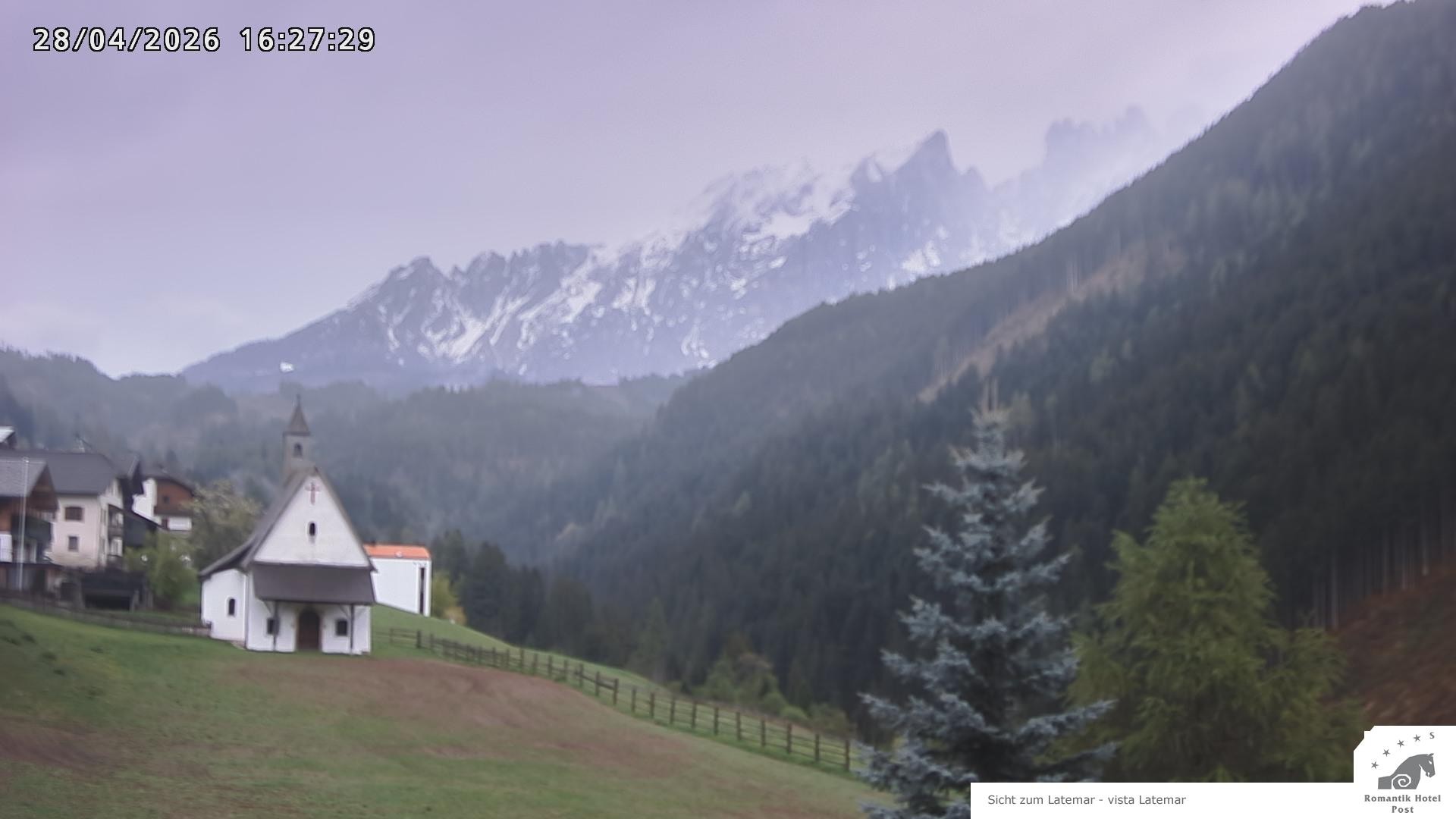 Archiv Foto Webcam Welschnofen: Romantik Hotel Post