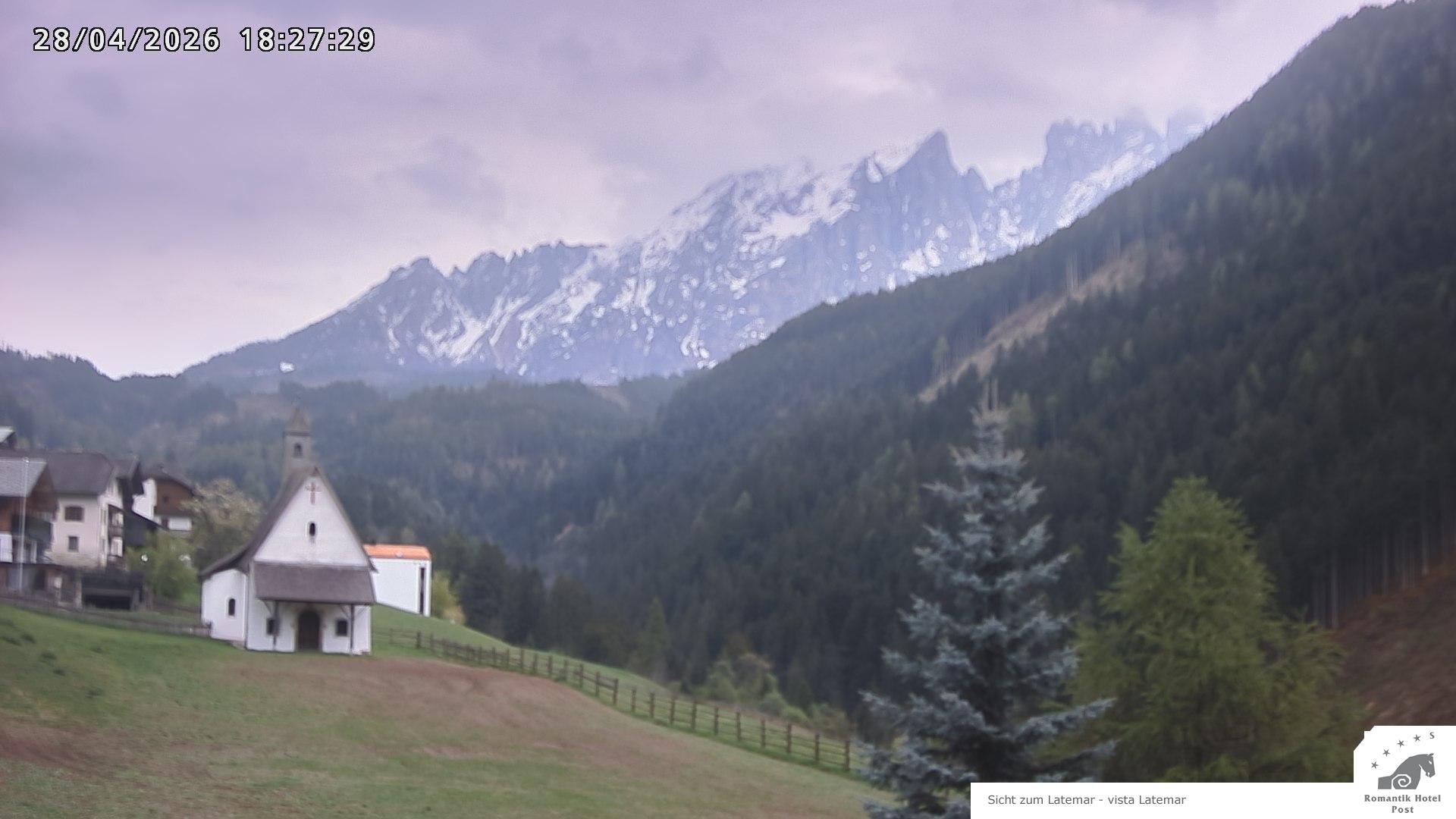 Archiv Foto Webcam Welschnofen: Romantik Hotel Post