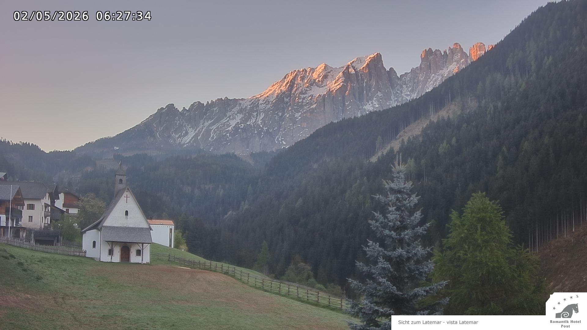 Archiv Foto Webcam Welschnofen: Romantik Hotel Post