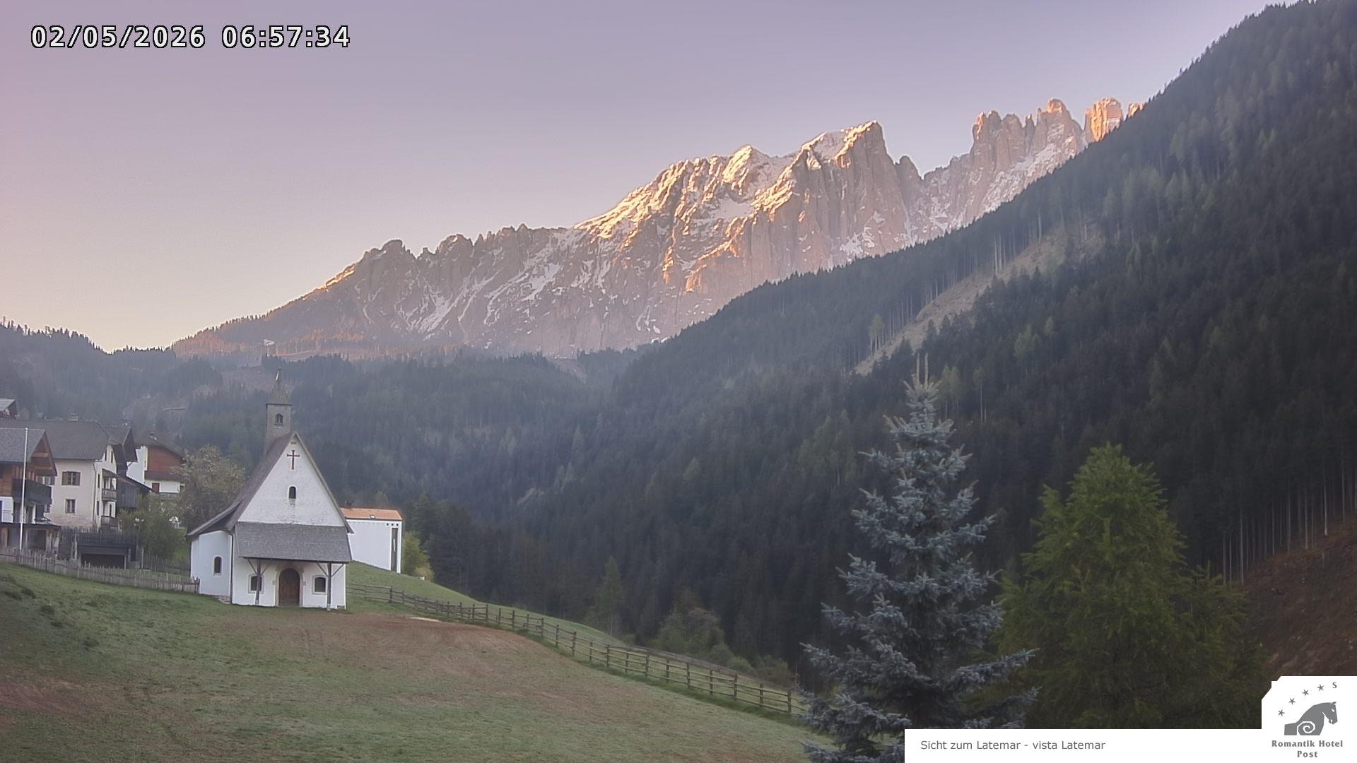 Archiv Foto Webcam Welschnofen: Romantik Hotel Post