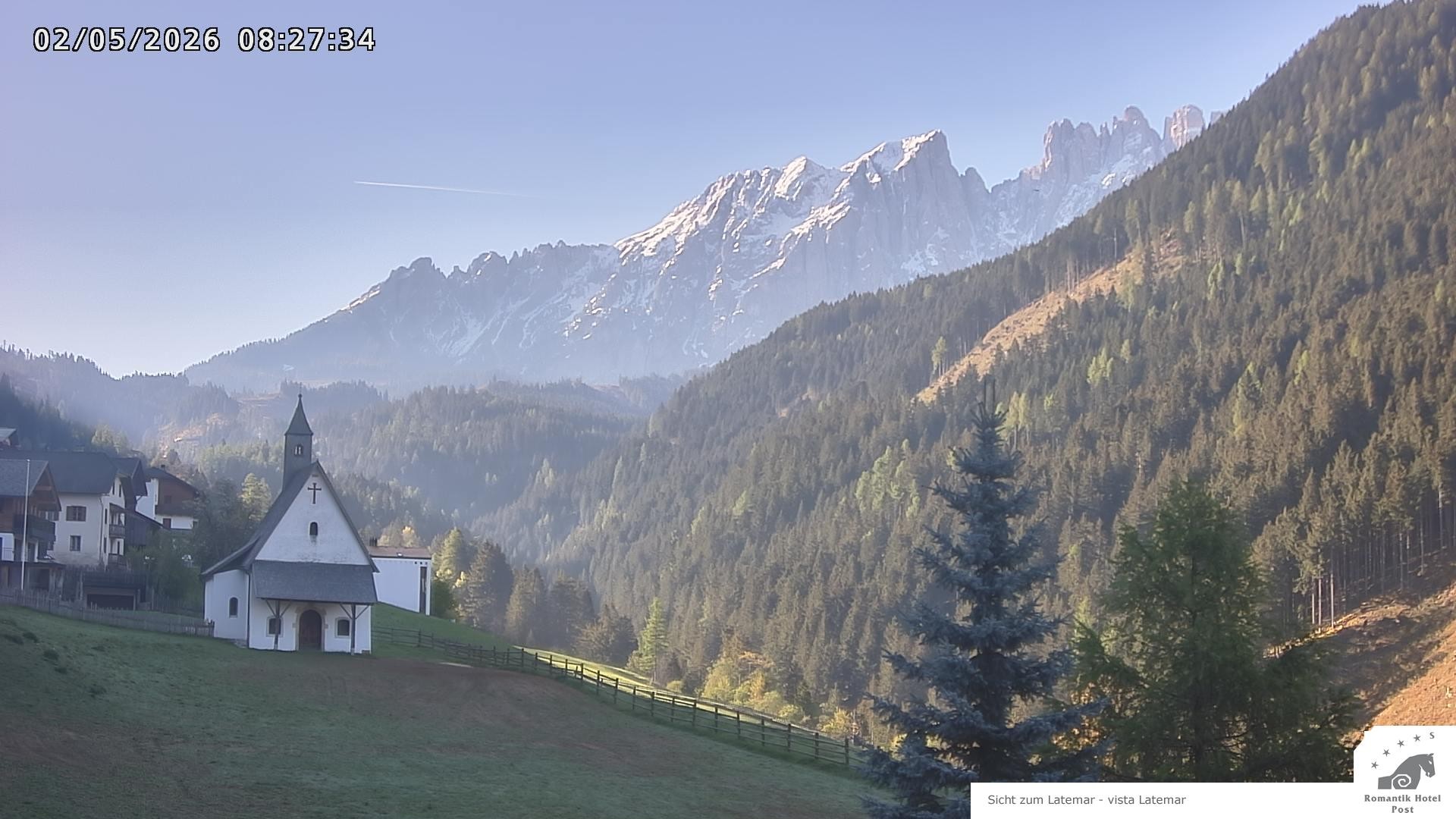 Archiv Foto Webcam Welschnofen: Romantik Hotel Post