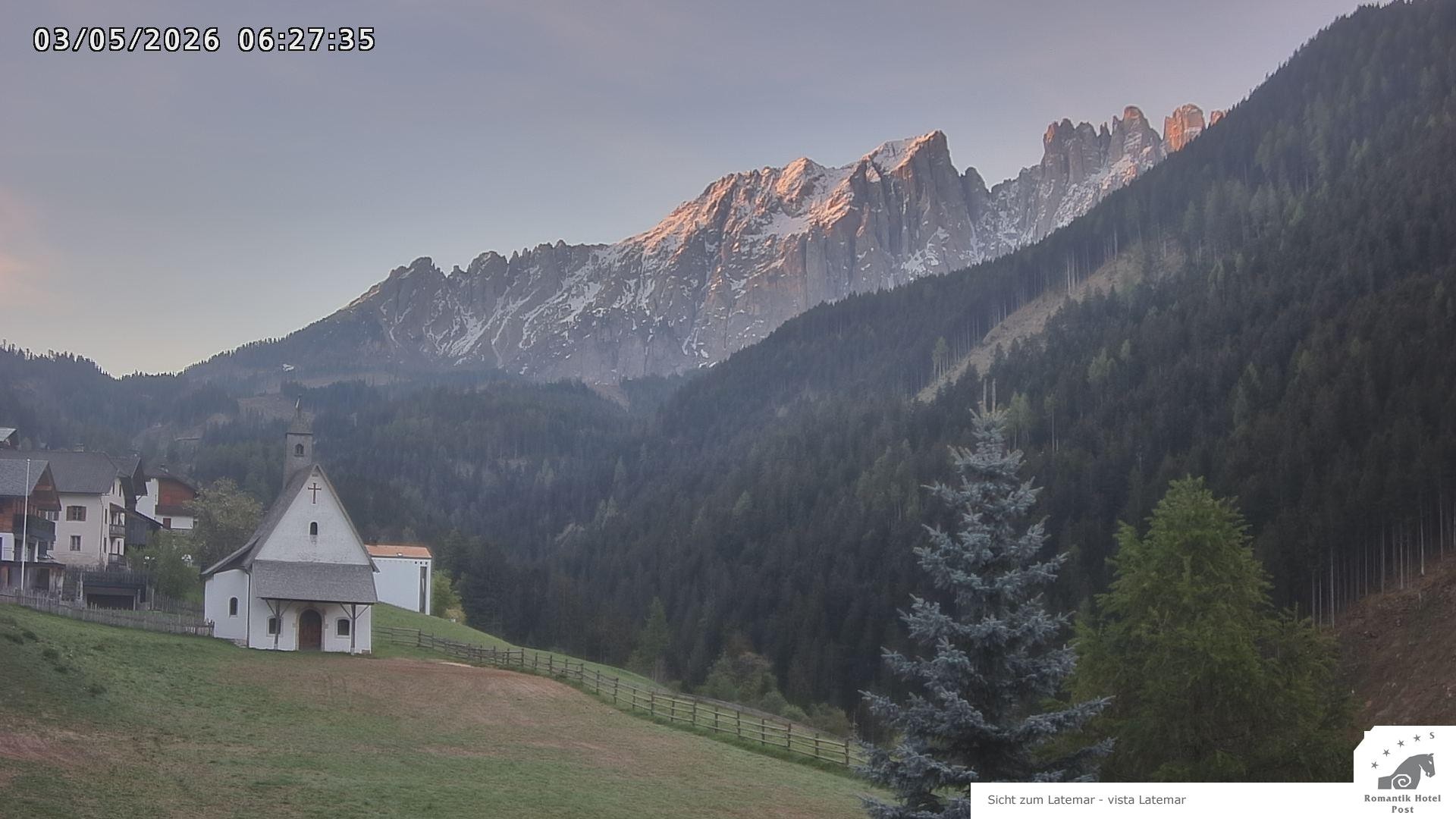 Archived image Webcam Welschnofen: Hotel Post