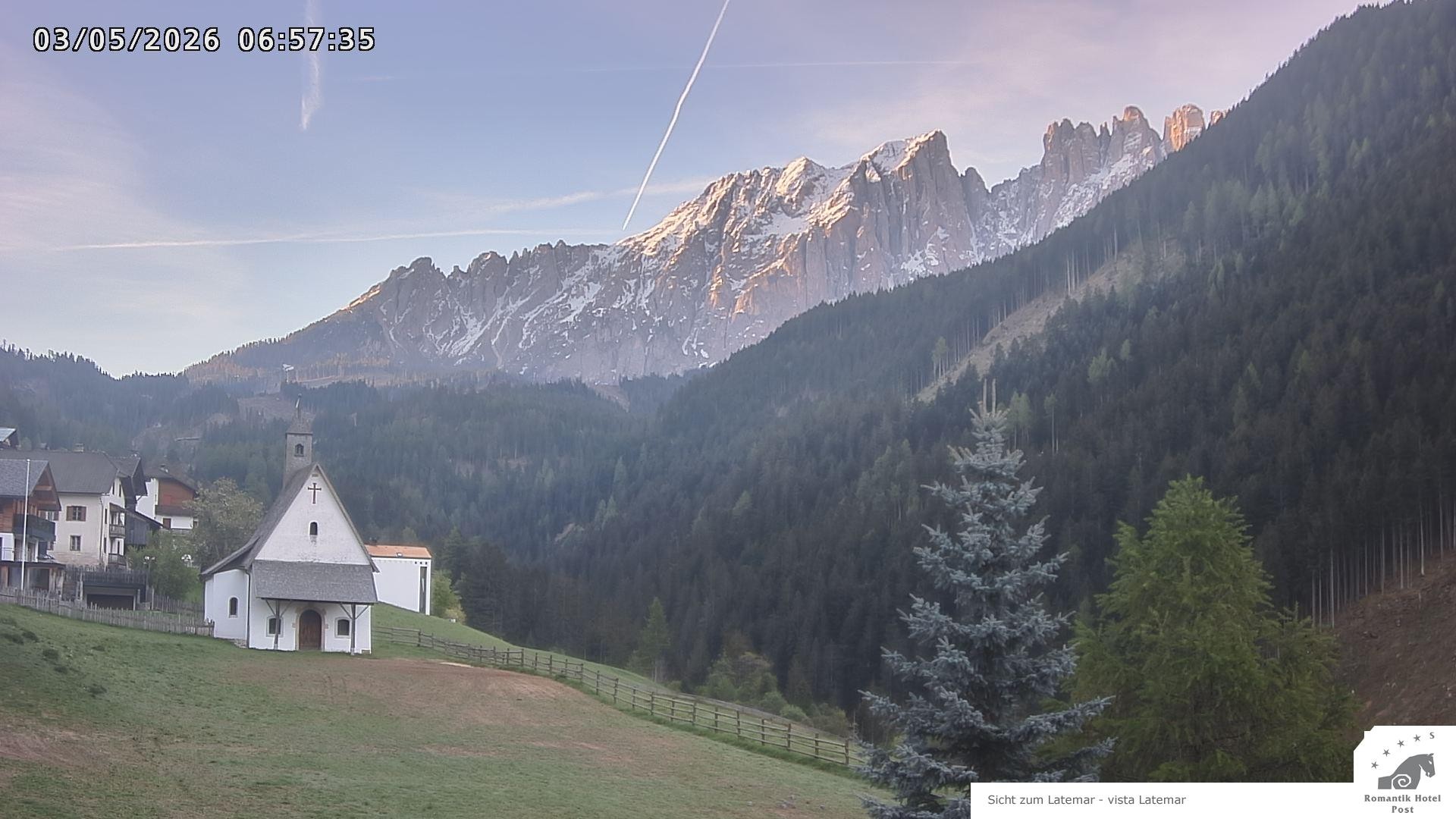 Archiv Foto Webcam Welschnofen: Romantik Hotel Post