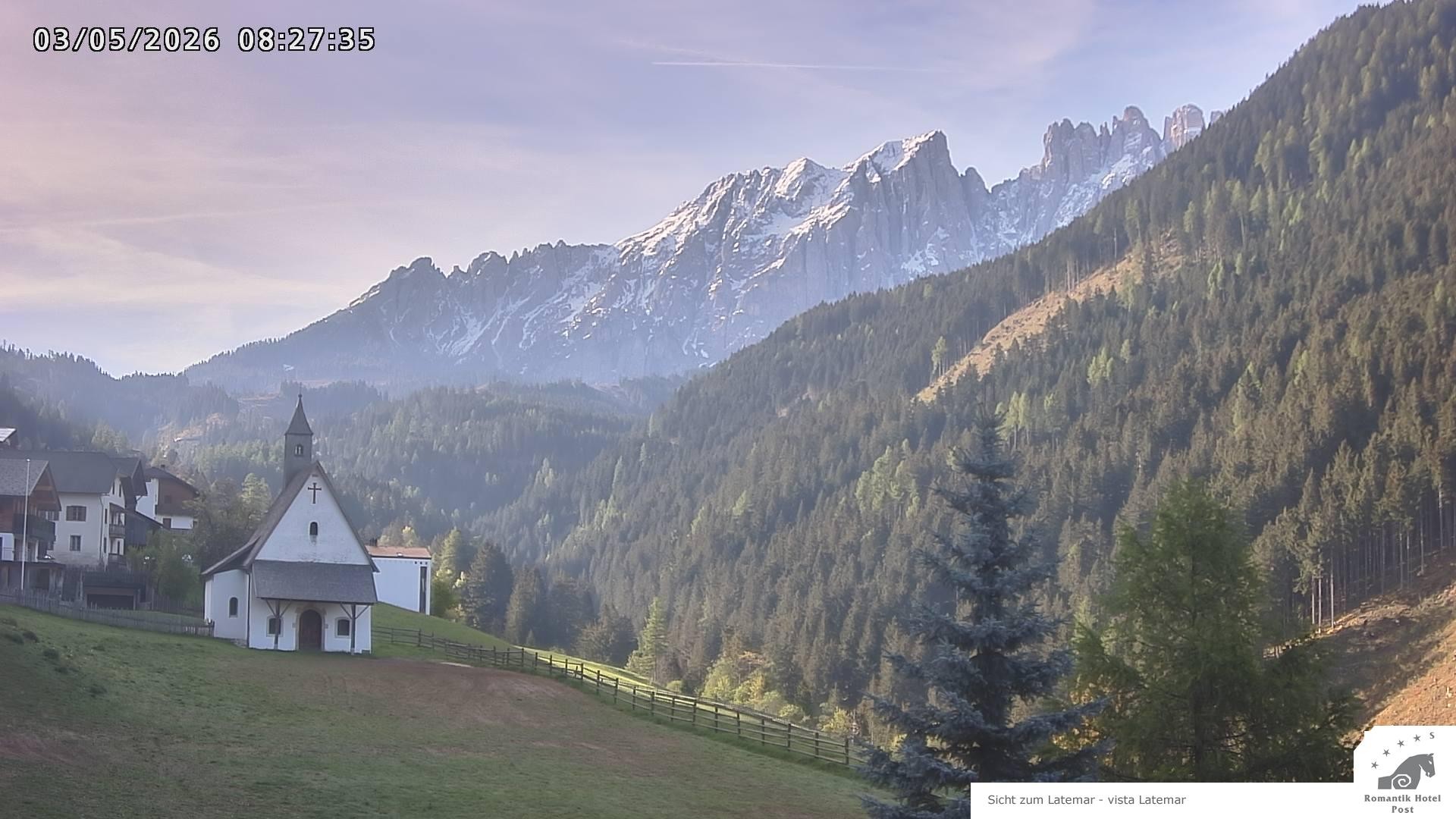 Archiv Foto Webcam Welschnofen: Romantik Hotel Post