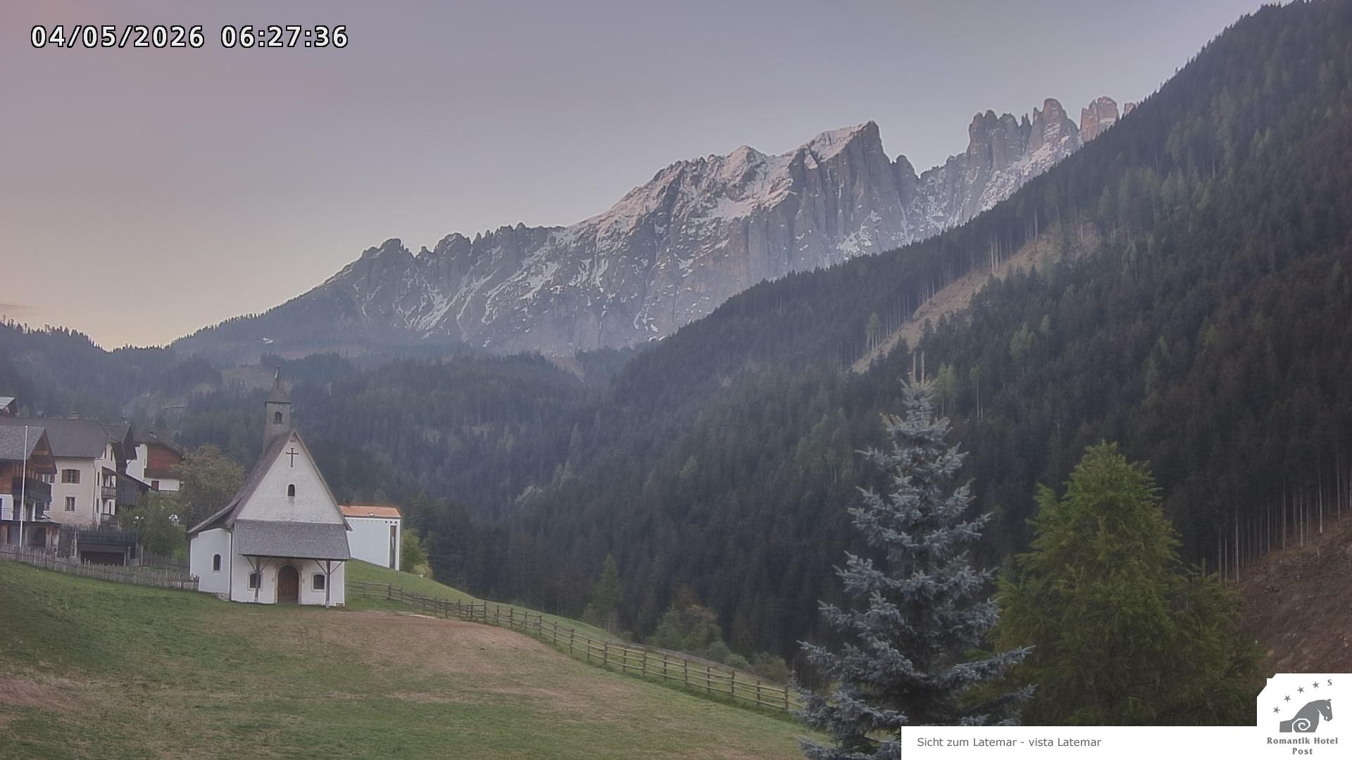 Archiv Foto Webcam Welschnofen: Romantik Hotel Post