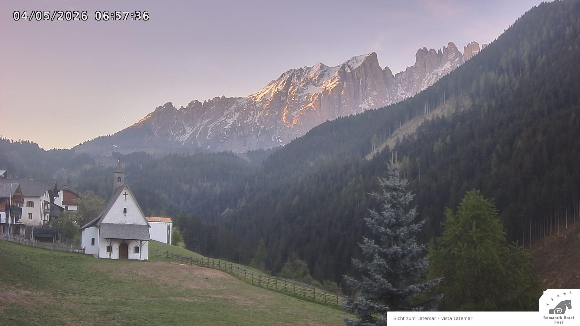 Archiv Foto Webcam Welschnofen: Romantik Hotel Post