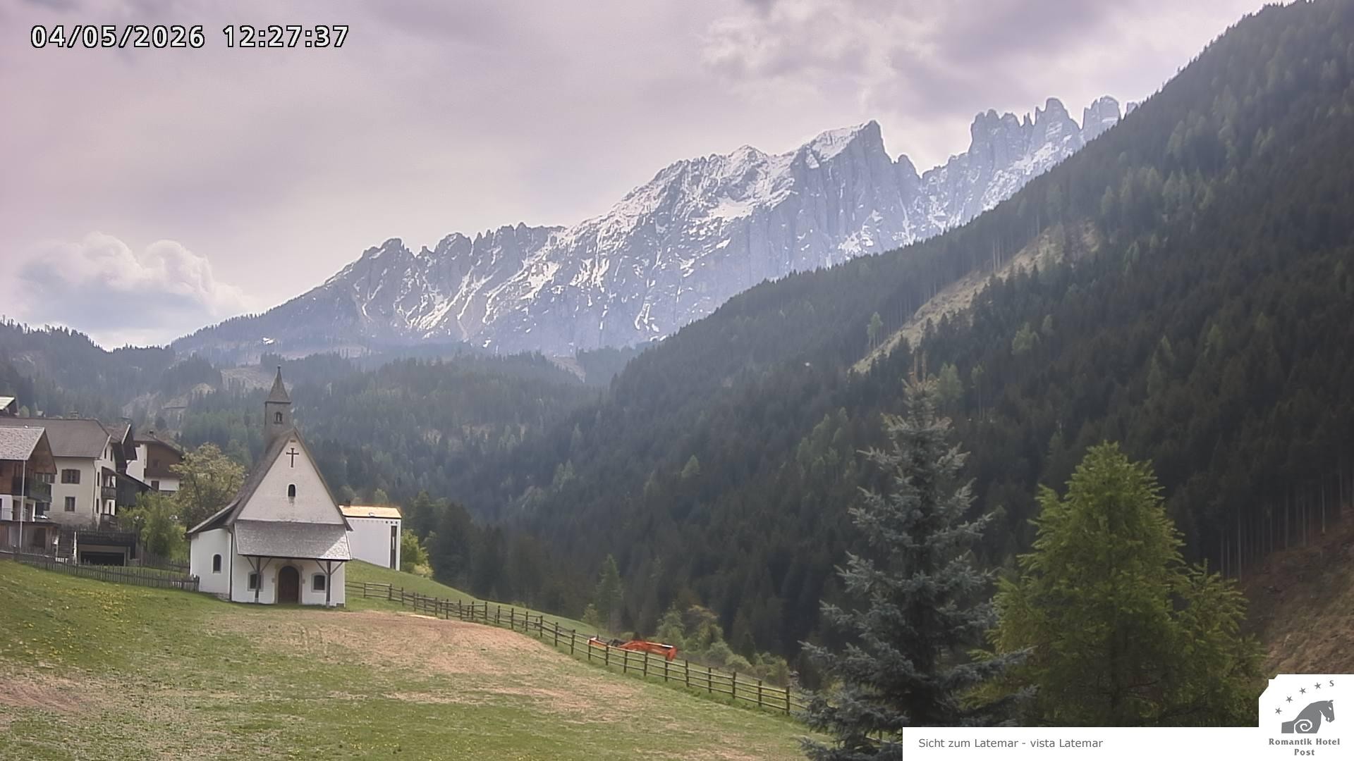 Archiv Foto Webcam Welschnofen: Romantik Hotel Post
