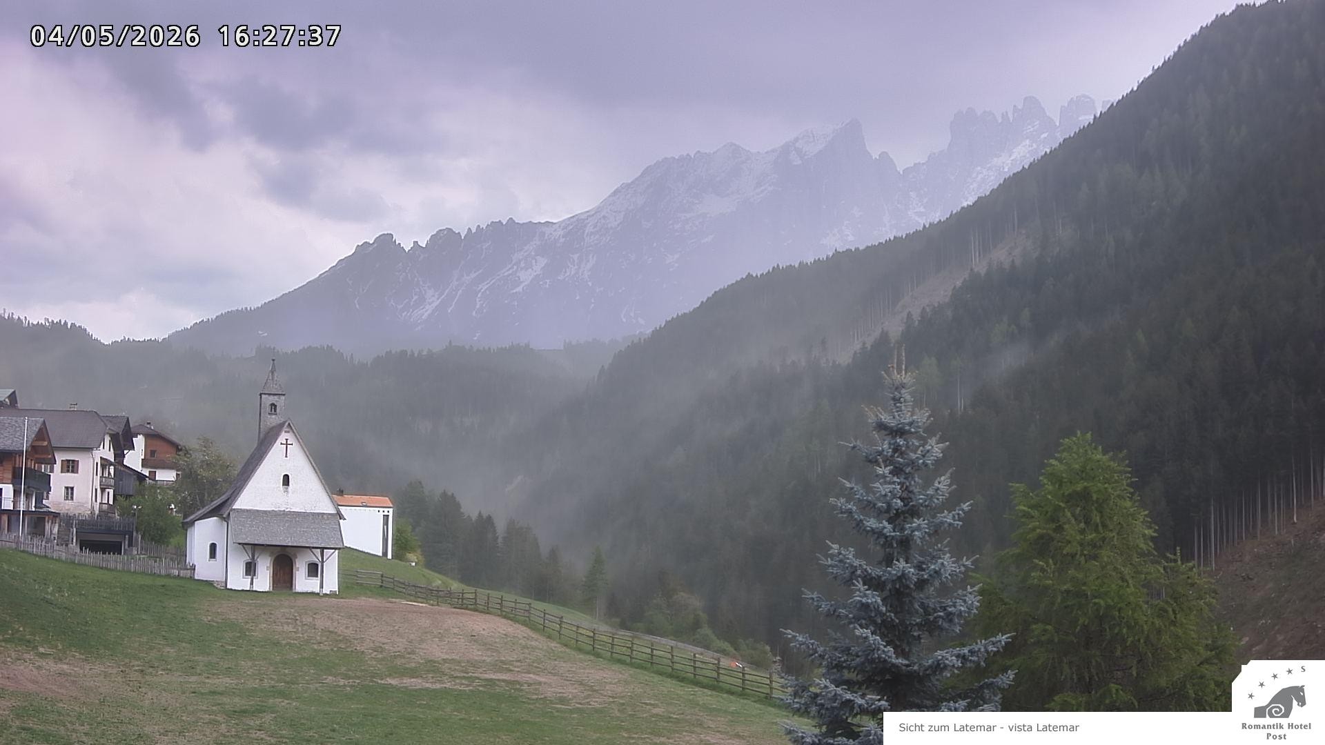 Archiv Foto Webcam Welschnofen: Romantik Hotel Post