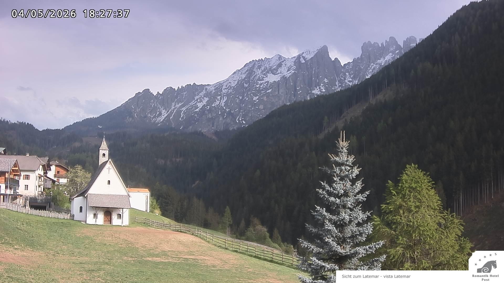 Archiv Foto Webcam Welschnofen: Romantik Hotel Post