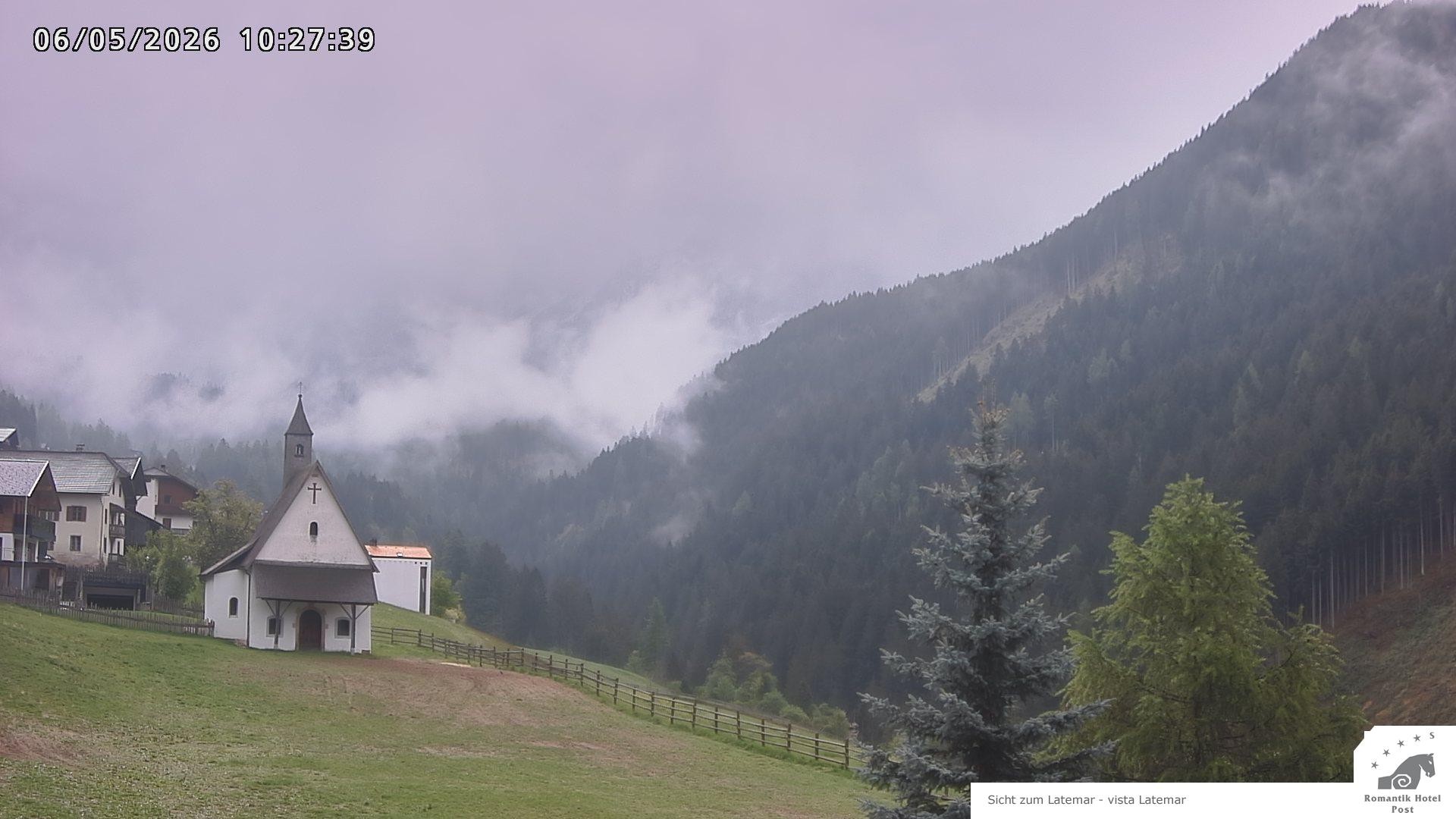 Archived image Webcam Welschnofen: Hotel Post