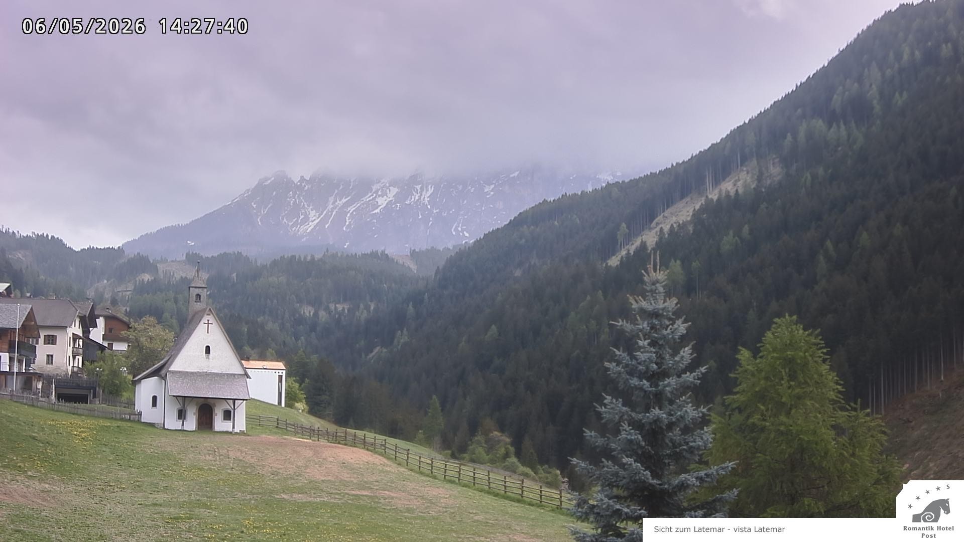 Archived image Webcam Welschnofen: Hotel Post
