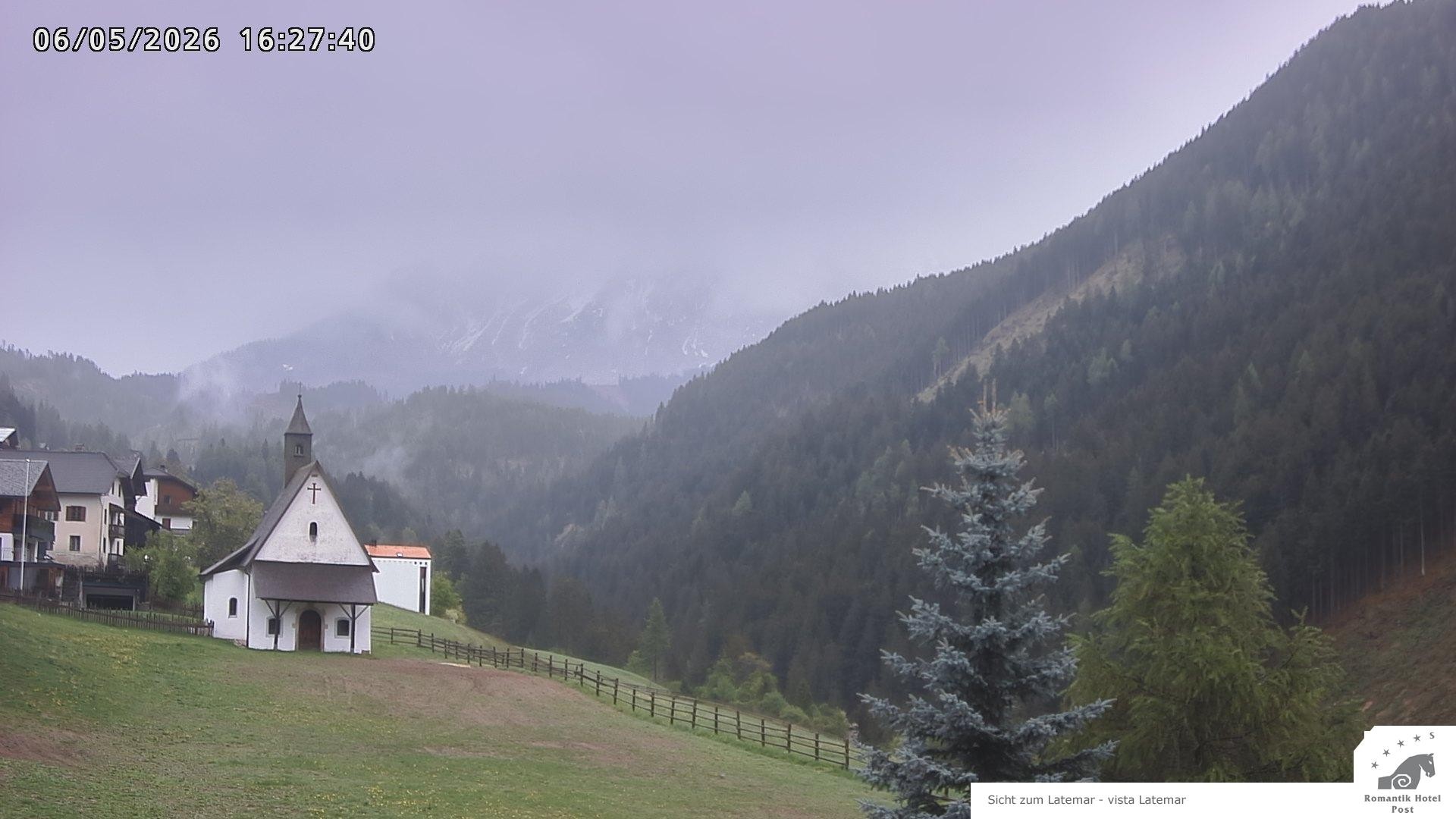 Archived image Webcam Welschnofen: Hotel Post