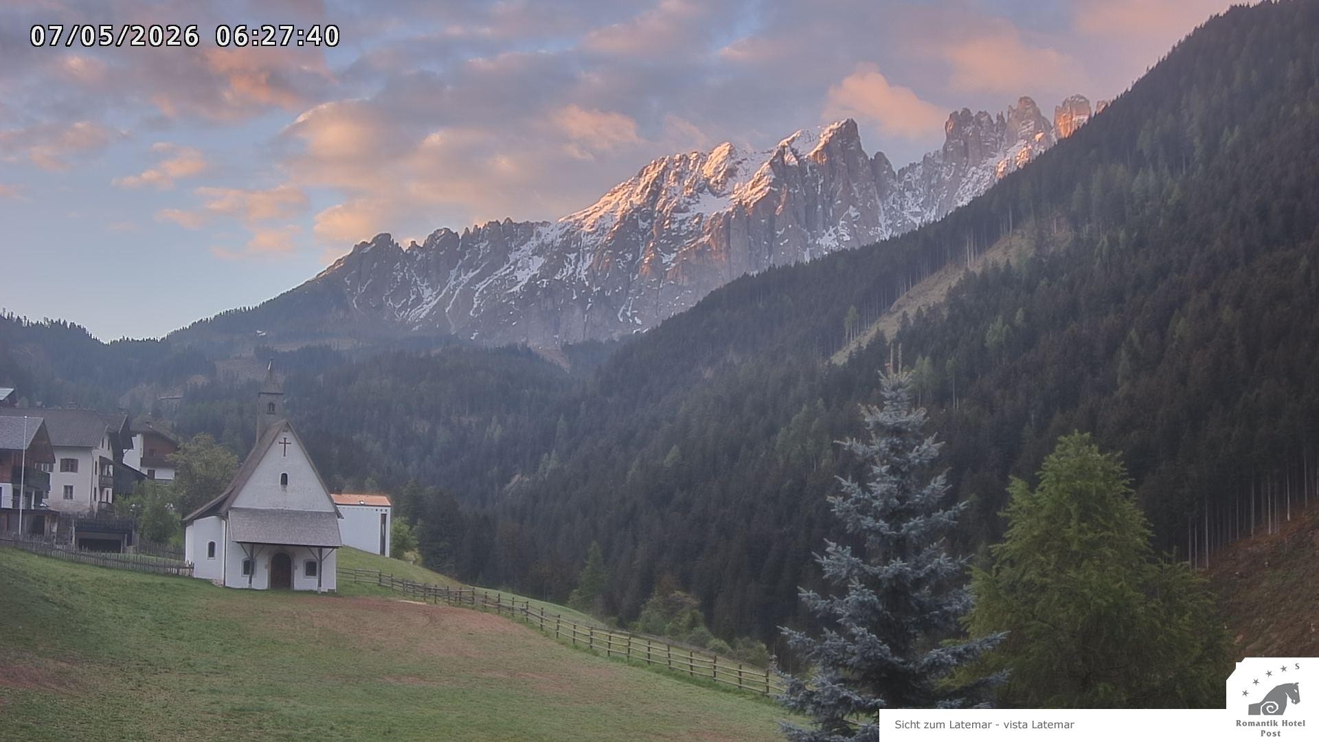 Archiv Foto Webcam Welschnofen: Romantik Hotel Post