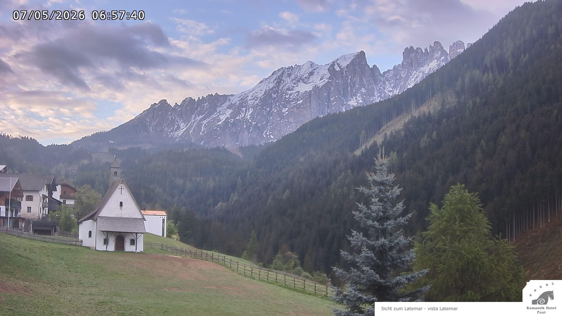 Archiv Foto Webcam Welschnofen: Romantik Hotel Post