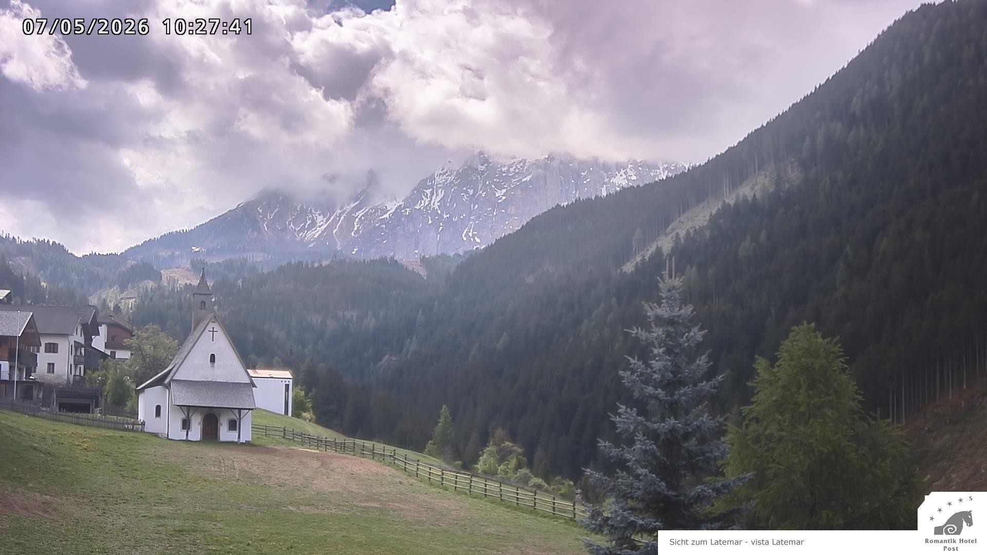 Archiv Foto Webcam Welschnofen: Romantik Hotel Post