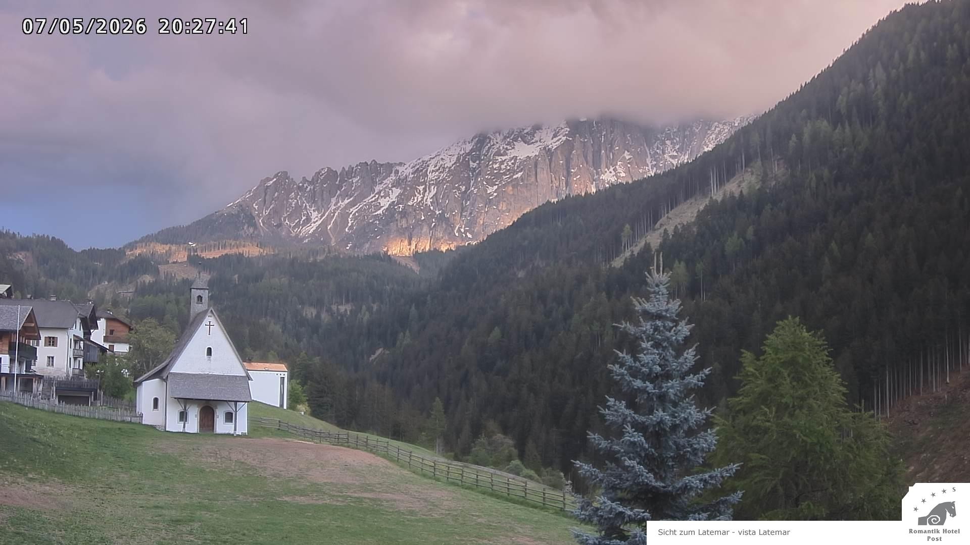 Archiv Foto Webcam Welschnofen: Romantik Hotel Post